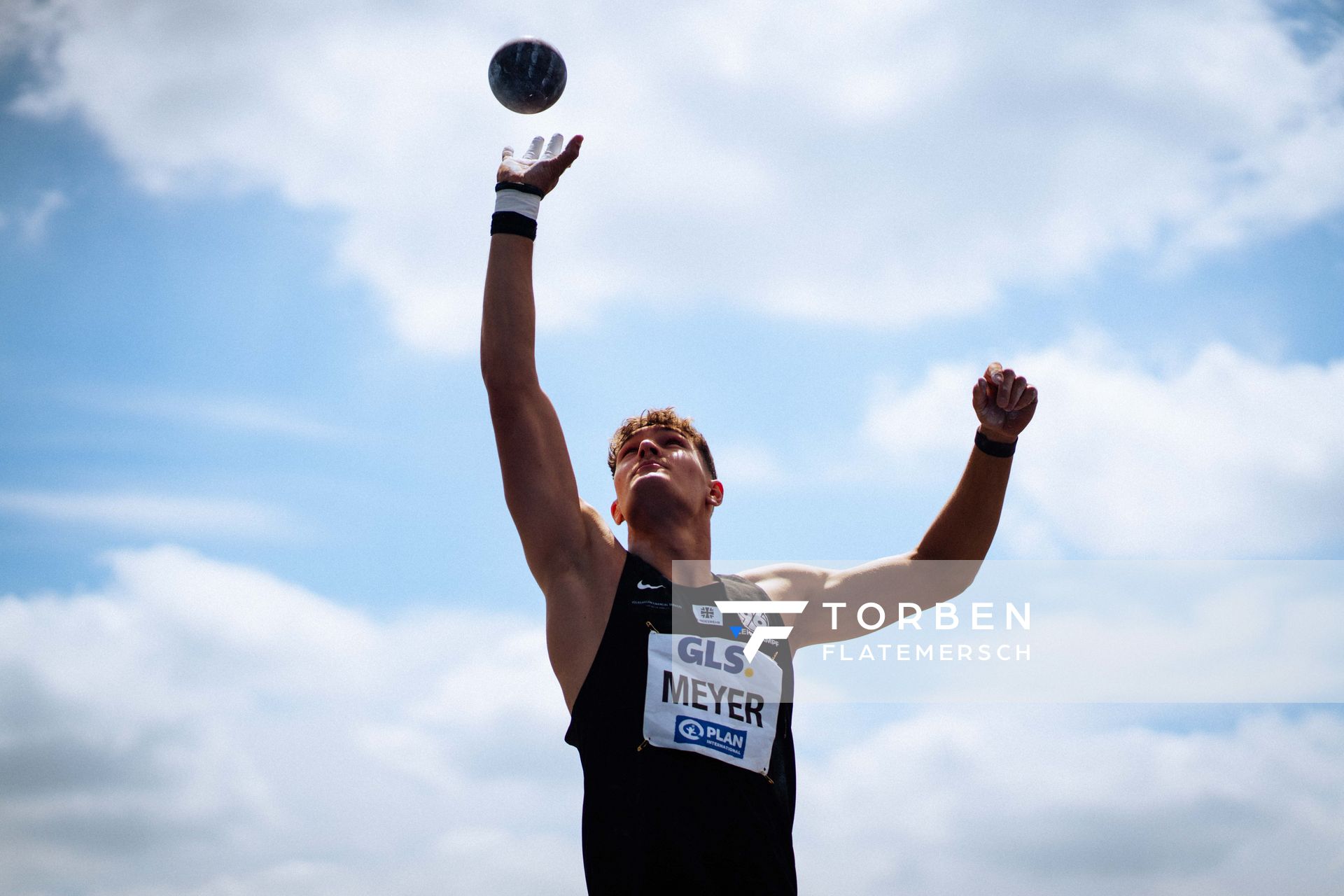 Marcel Meyer (GER | Hannover 96) im Kugelstoßen am 22.06.2024 beim Stadtwerke Ratingen Mehrkampf-Meeting 2024 in Ratingen