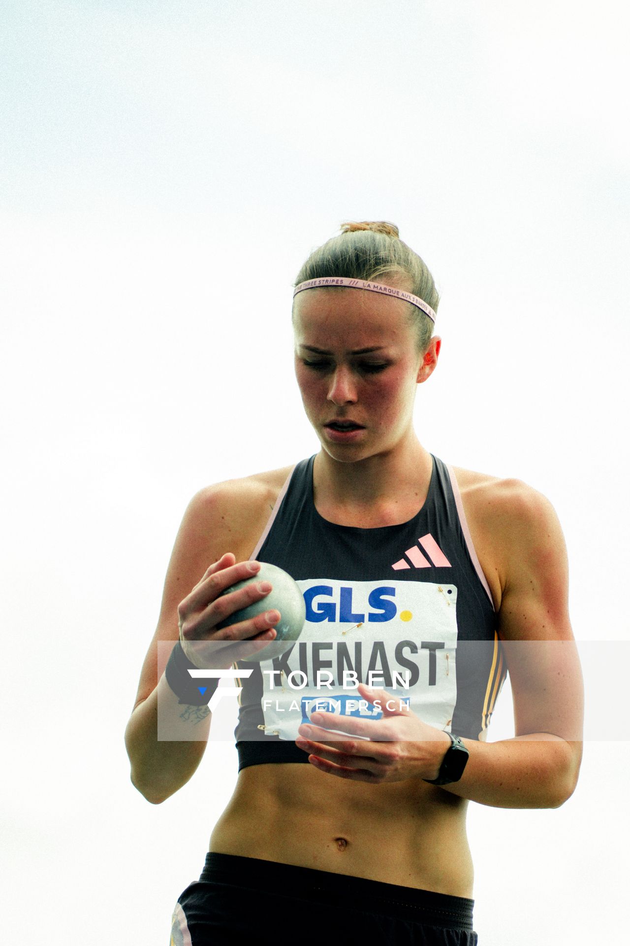 Lucie Kienast (GER | Eintracht Frankfurt) im Kugelstoßen am 22.06.2024 beim Stadtwerke Ratingen Mehrkampf-Meeting 2024 in Ratingen