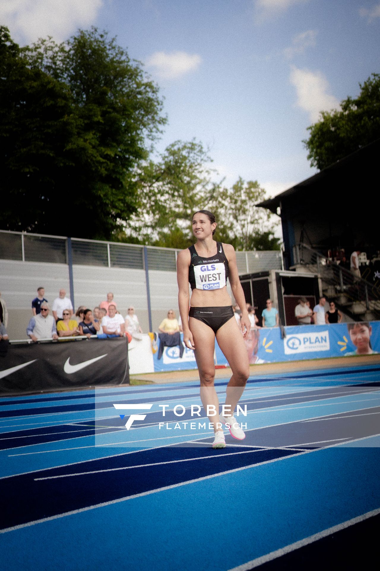 Tori West (AUS) am 22.06.2024 beim Stadtwerke Ratingen Mehrkampf-Meeting 2024 in Ratingen