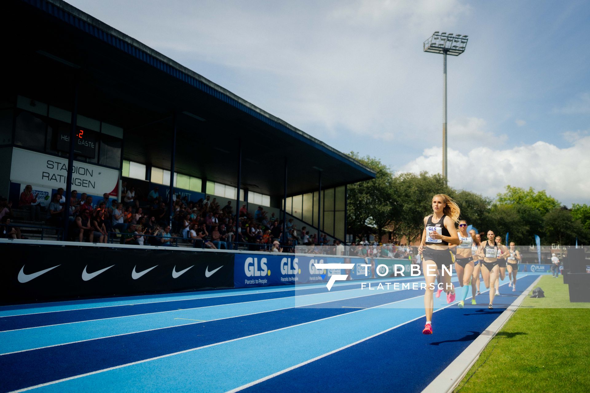 Laura Voß (GER | LAZ Soest) im 800m Lauf am 23.06.2024 beim Stadtwerke Ratingen Mehrkampf-Meeting 2024 in Ratingen