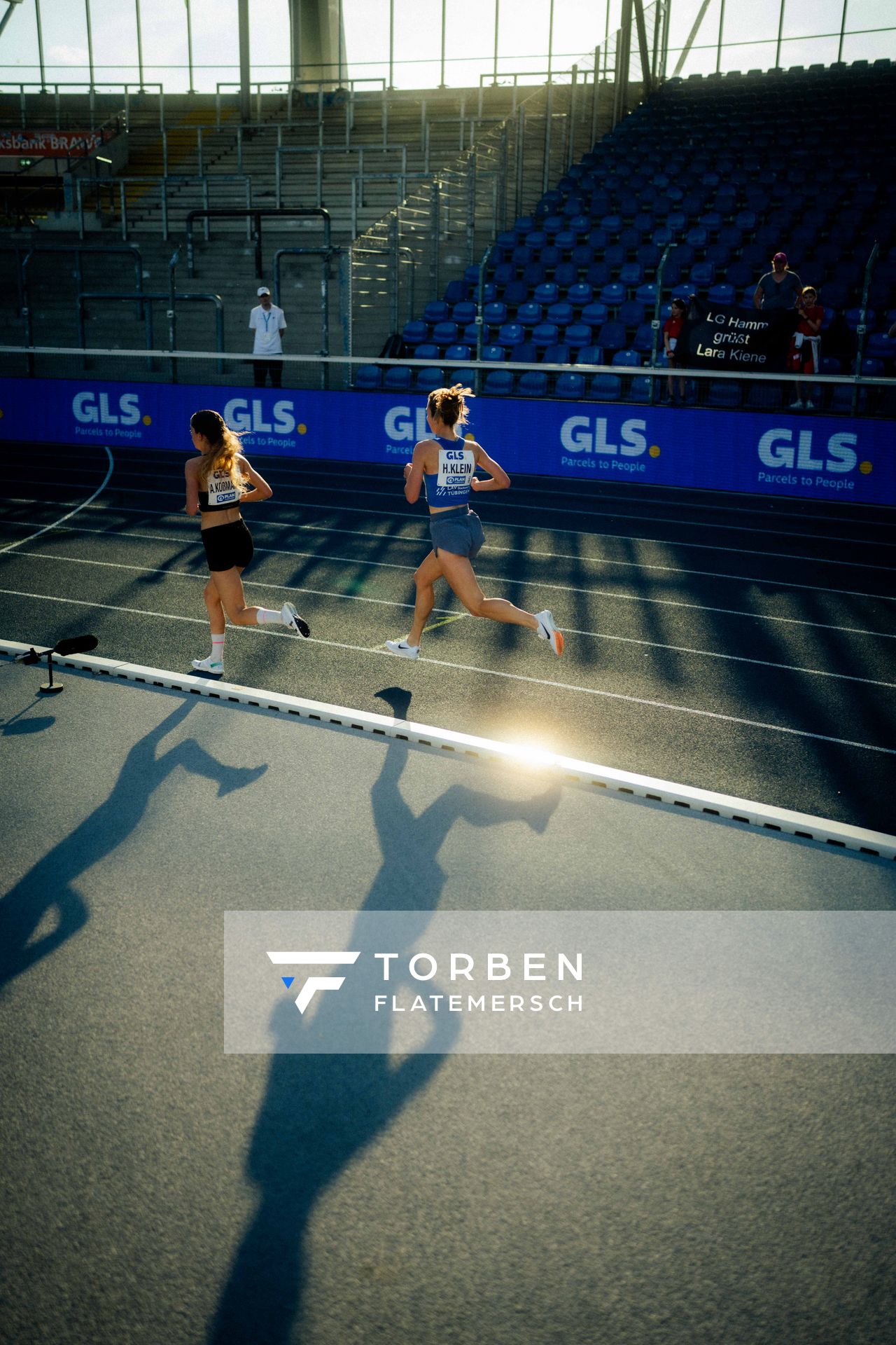 Alicia Koßmann (SG Leutershausen) am 28.06.2024 beim 5000m Lauf bei den deutschen Leichtathletik-Meisterschaften 2024 im Eintracht-Stadion in Braunschweig