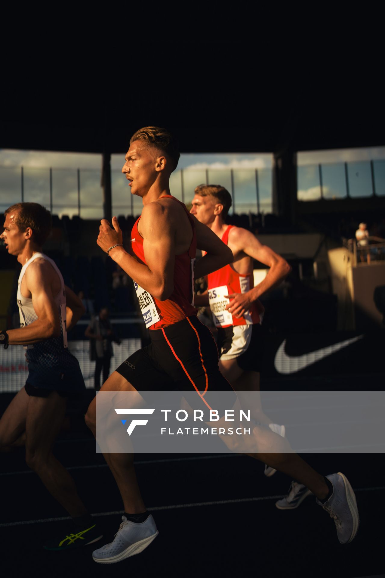 Artur Beimler (Braunschweiger Laufclub)  am 28.06.2024 beim 5000m Lauf bei den deutschen Leichtathletik-Meisterschaften 2024 im Eintracht-Stadion in Braunschweig