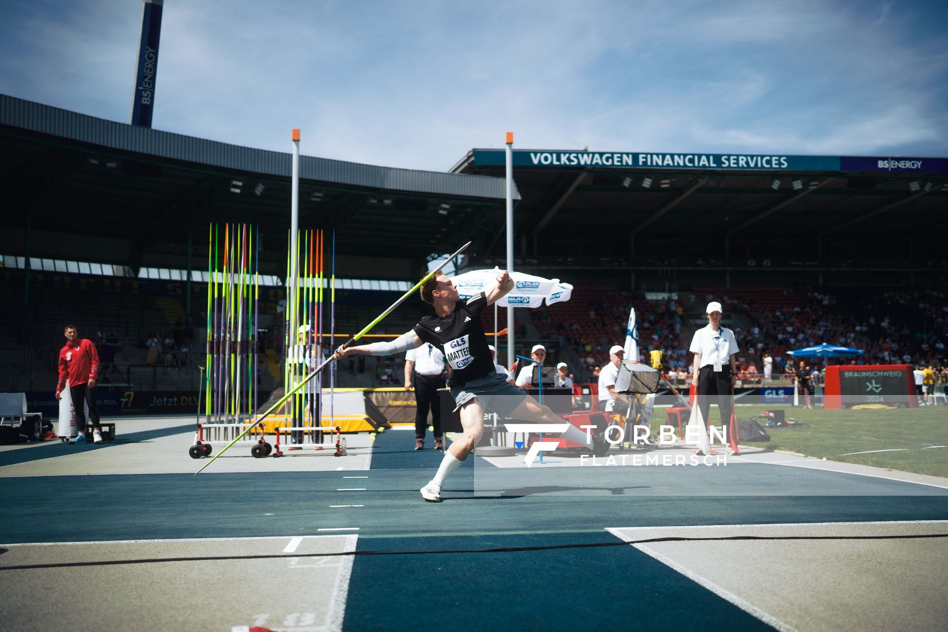 am 29.06.2024 beim 5000m Lauf bei den deutschen Leichtathletik-Meisterschaften 2024 im Eintracht-Stadion in Braunschweig