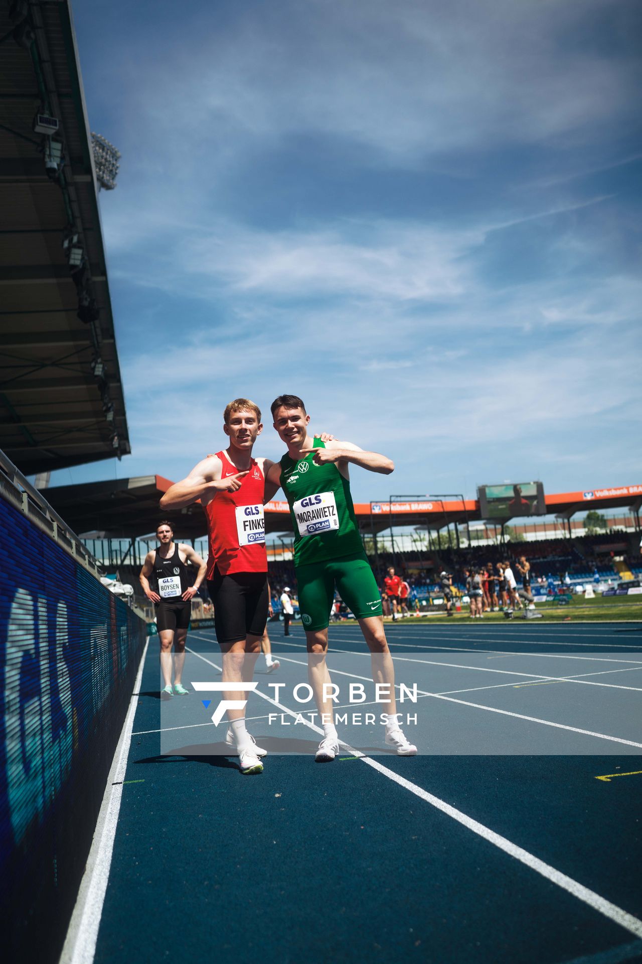 am 29.06.2024 beim 5000m Lauf bei den deutschen Leichtathletik-Meisterschaften 2024 im Eintracht-Stadion in Braunschweig