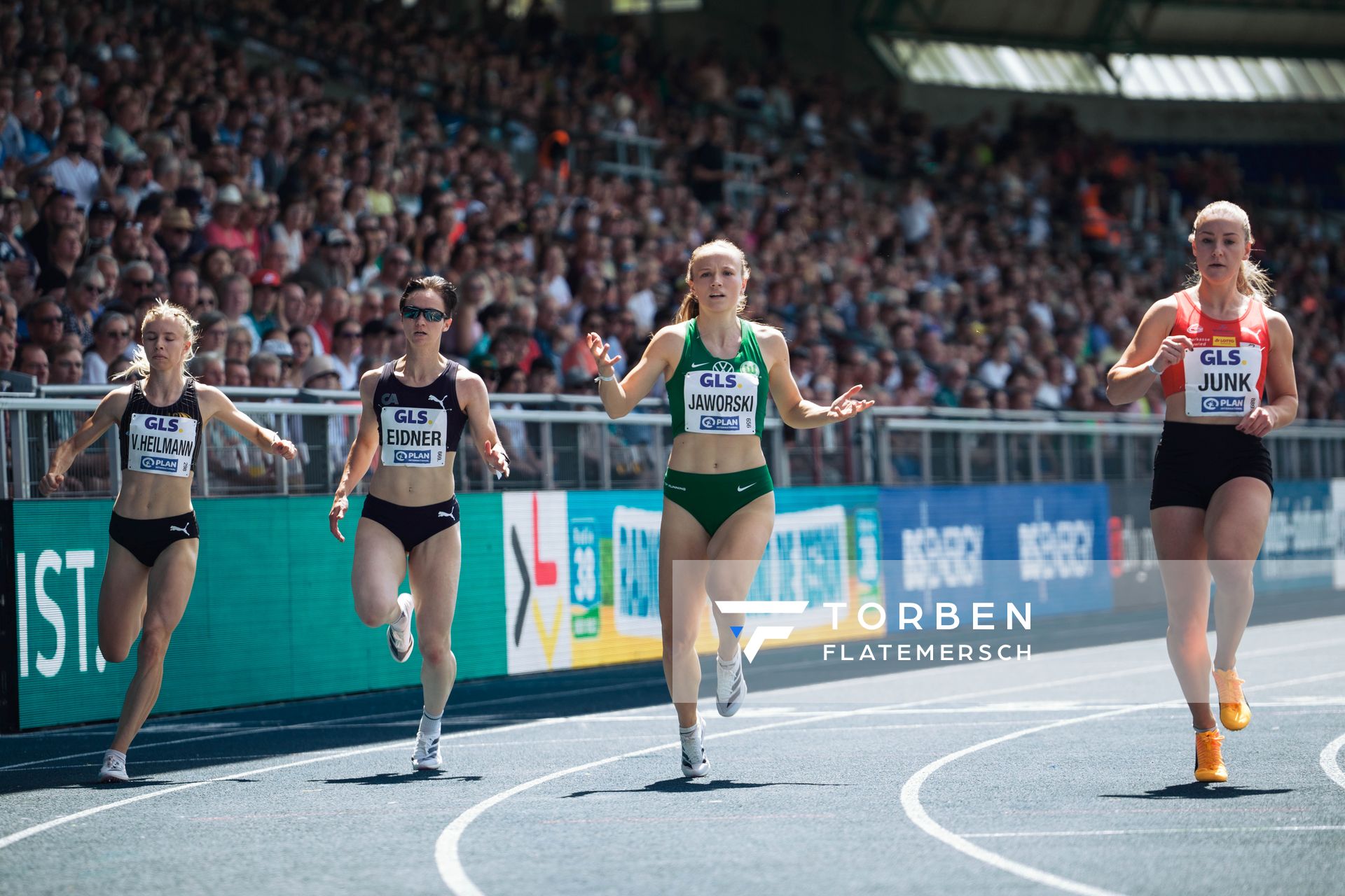am 29.06.2024 beim 5000m Lauf bei den deutschen Leichtathletik-Meisterschaften 2024 im Eintracht-Stadion in Braunschweig
