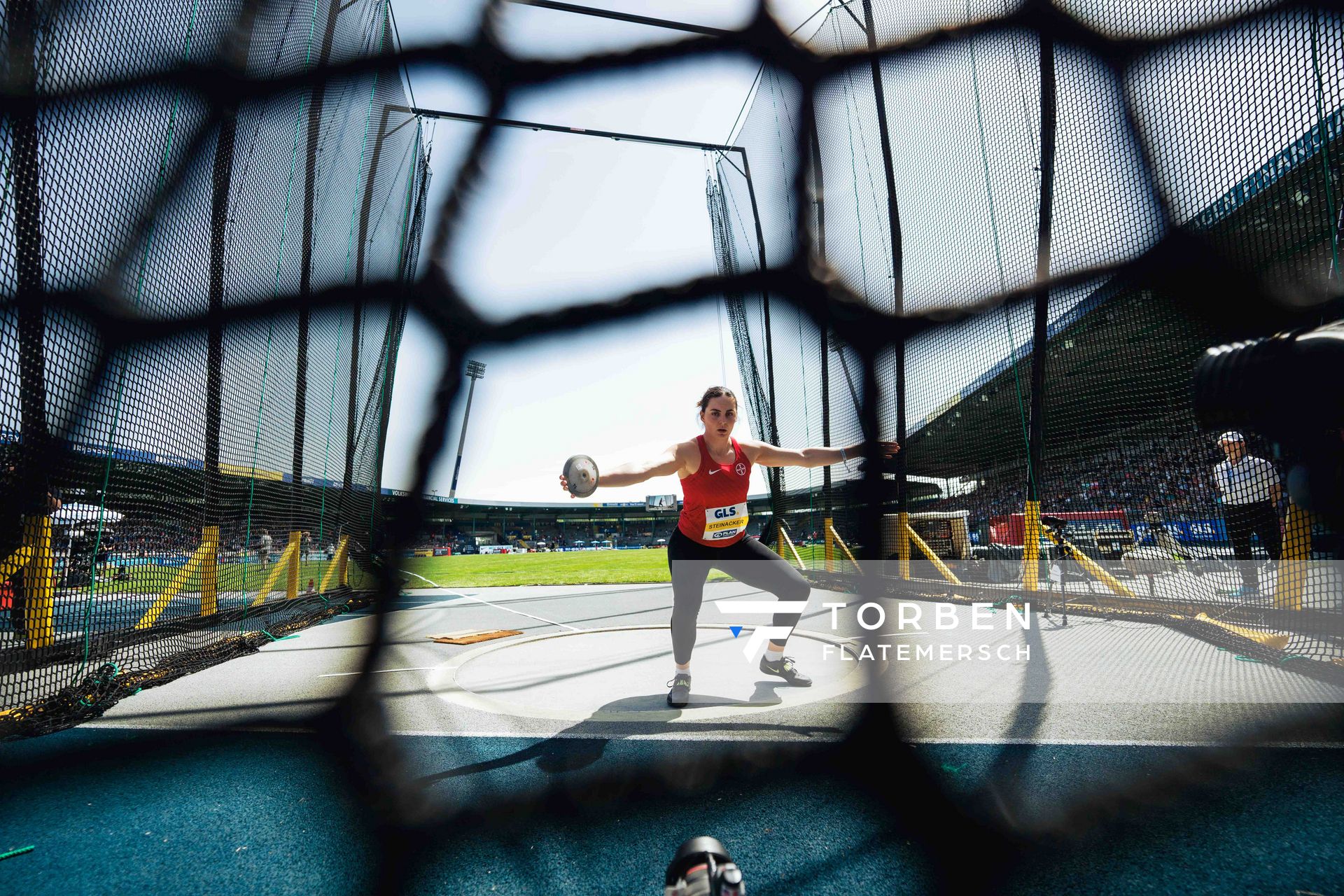 am 29.06.2024 beim 5000m Lauf bei den deutschen Leichtathletik-Meisterschaften 2024 im Eintracht-Stadion in Braunschweig