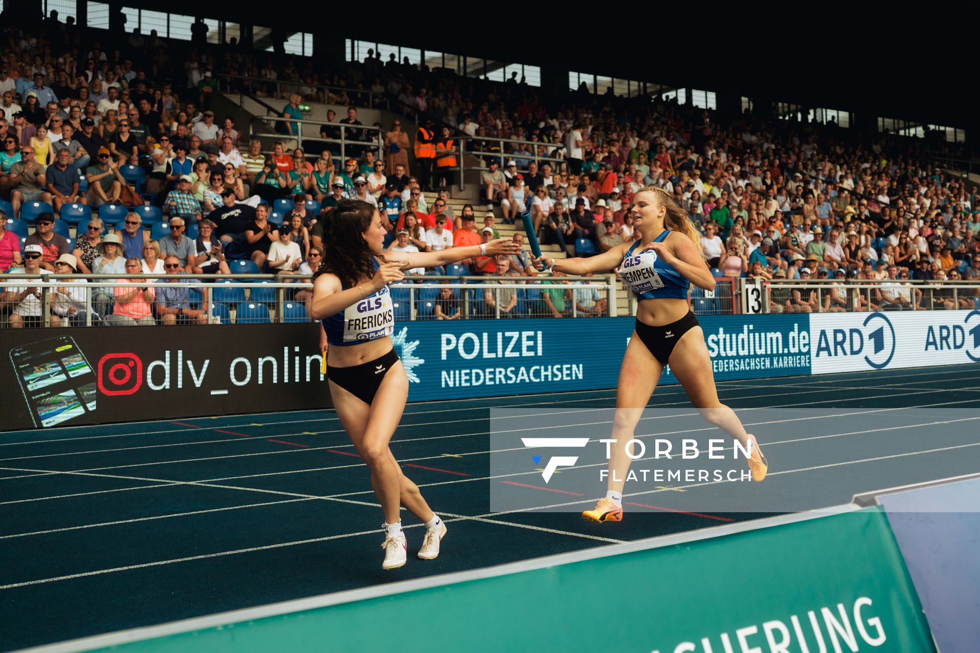 am 29.06.2024 beim 5000m Lauf bei den deutschen Leichtathletik-Meisterschaften 2024 im Eintracht-Stadion in Braunschweig