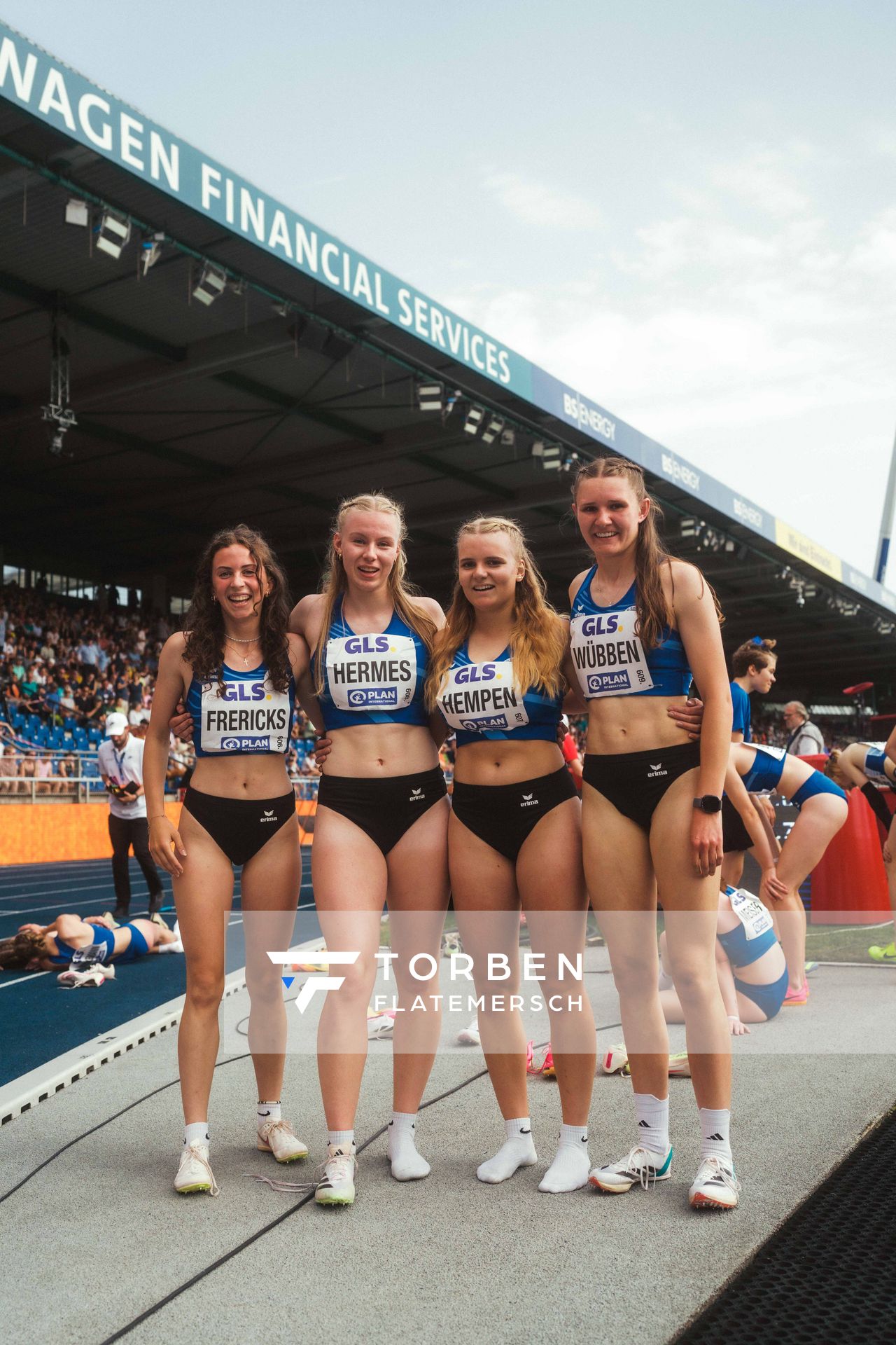 am 29.06.2024 beim 5000m Lauf bei den deutschen Leichtathletik-Meisterschaften 2024 im Eintracht-Stadion in Braunschweig