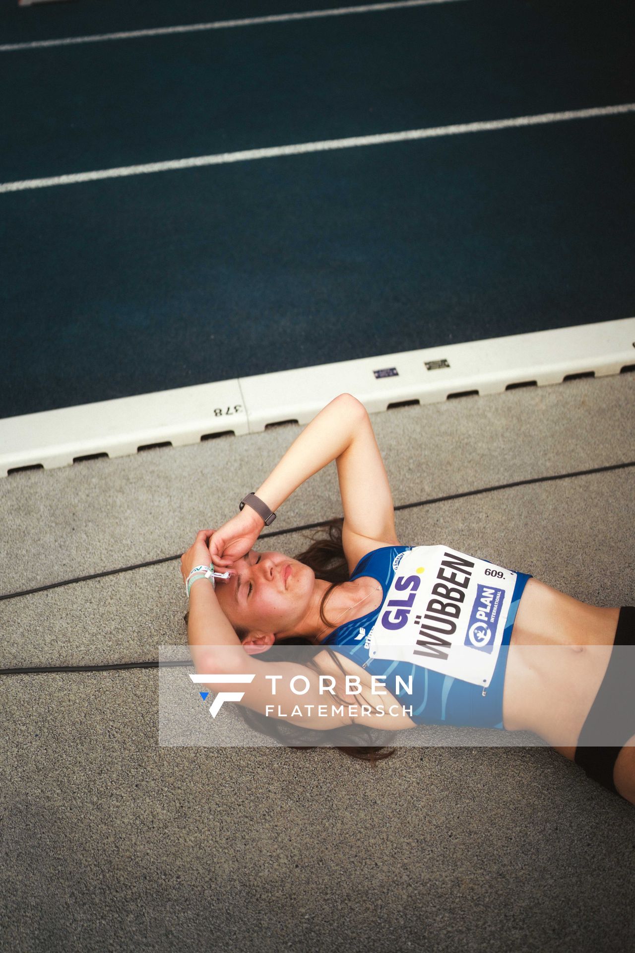 am 29.06.2024 beim 5000m Lauf bei den deutschen Leichtathletik-Meisterschaften 2024 im Eintracht-Stadion in Braunschweig