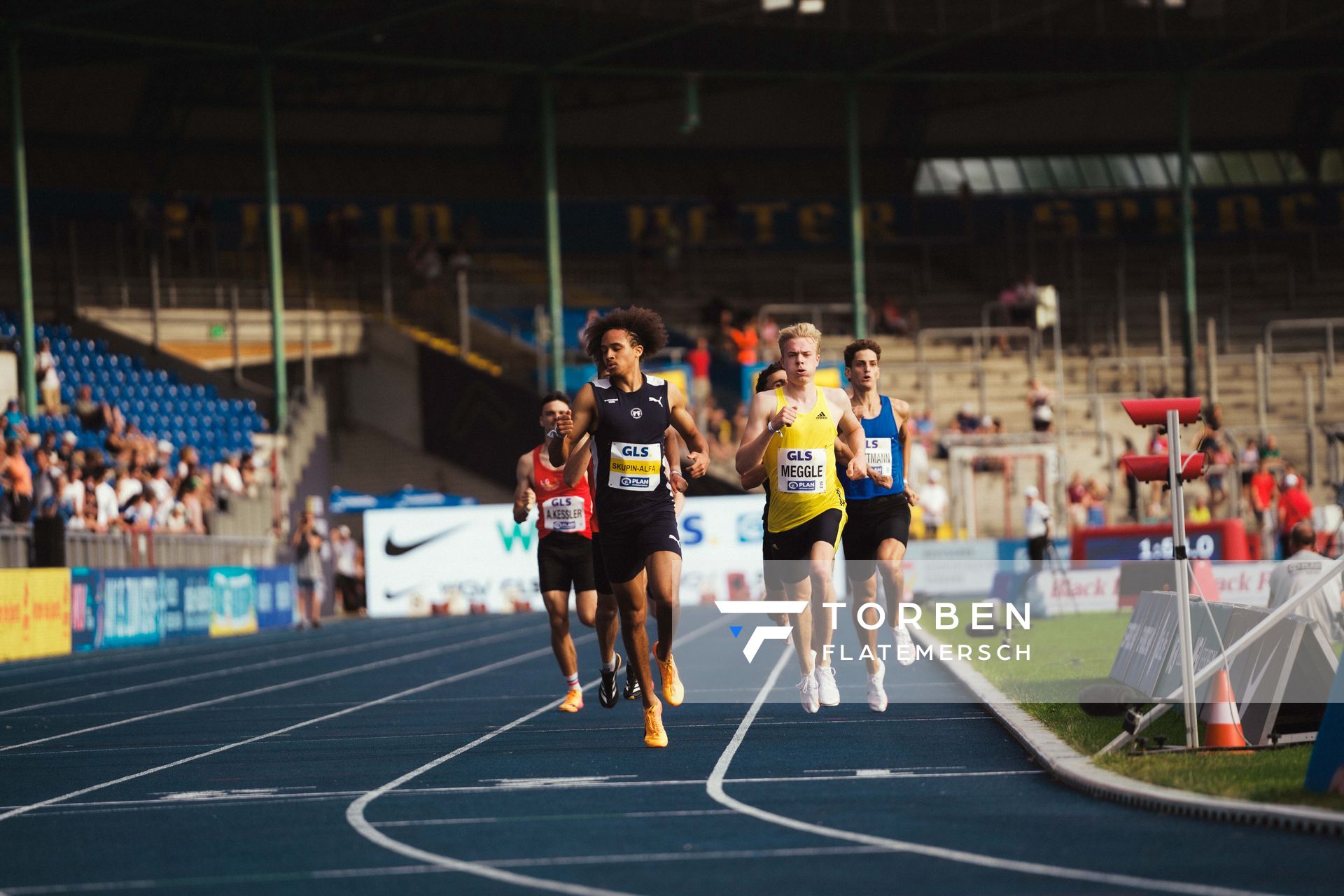 am 29.06.2024 beim 5000m Lauf bei den deutschen Leichtathletik-Meisterschaften 2024 im Eintracht-Stadion in Braunschweig