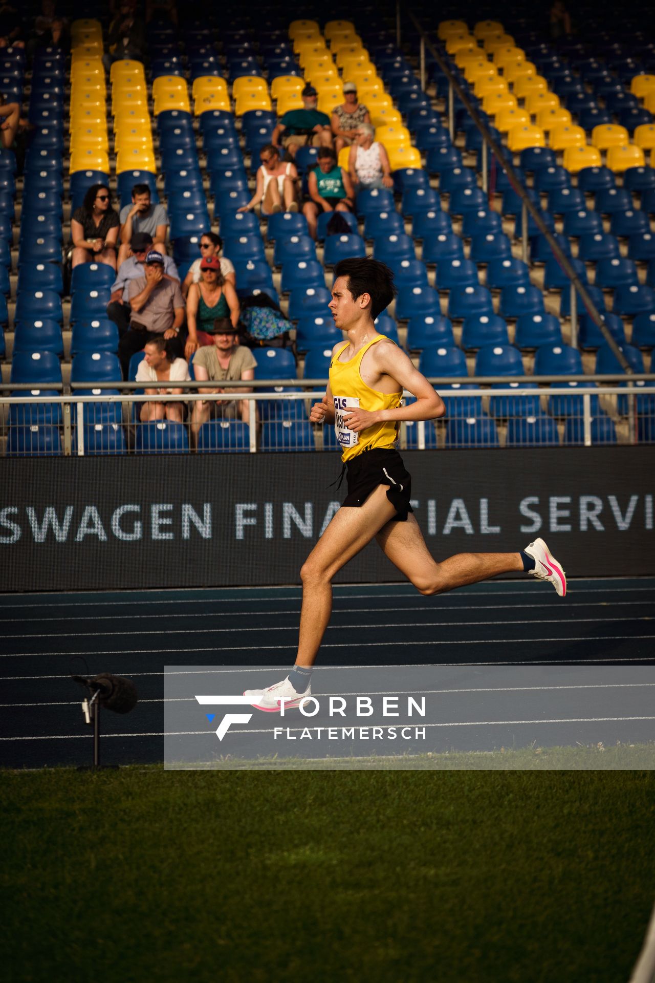 am 29.06.2024 beim 5000m Lauf bei den deutschen Leichtathletik-Meisterschaften 2024 im Eintracht-Stadion in Braunschweig