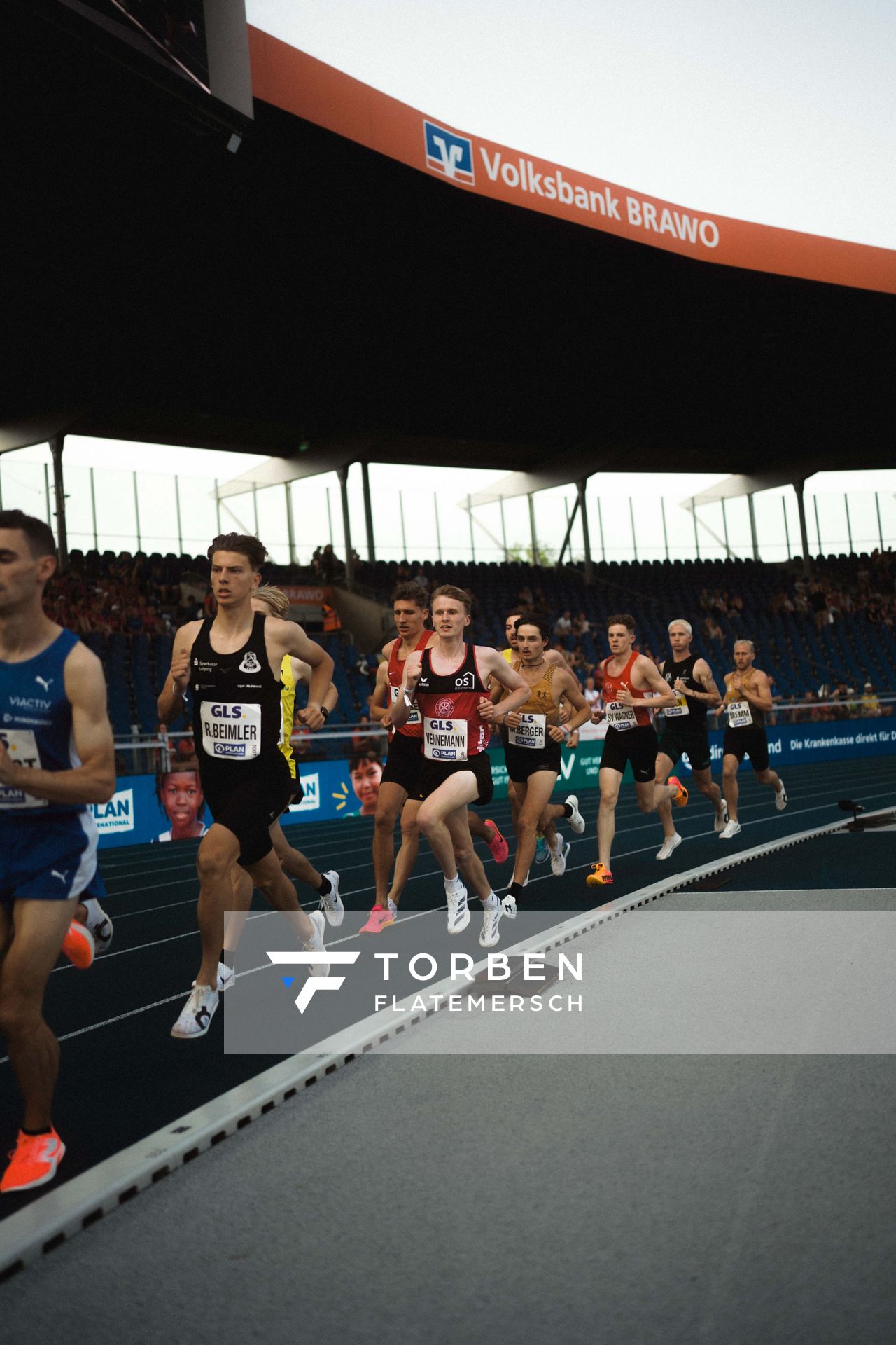 am 29.06.2024 beim 5000m Lauf bei den deutschen Leichtathletik-Meisterschaften 2024 im Eintracht-Stadion in Braunschweig