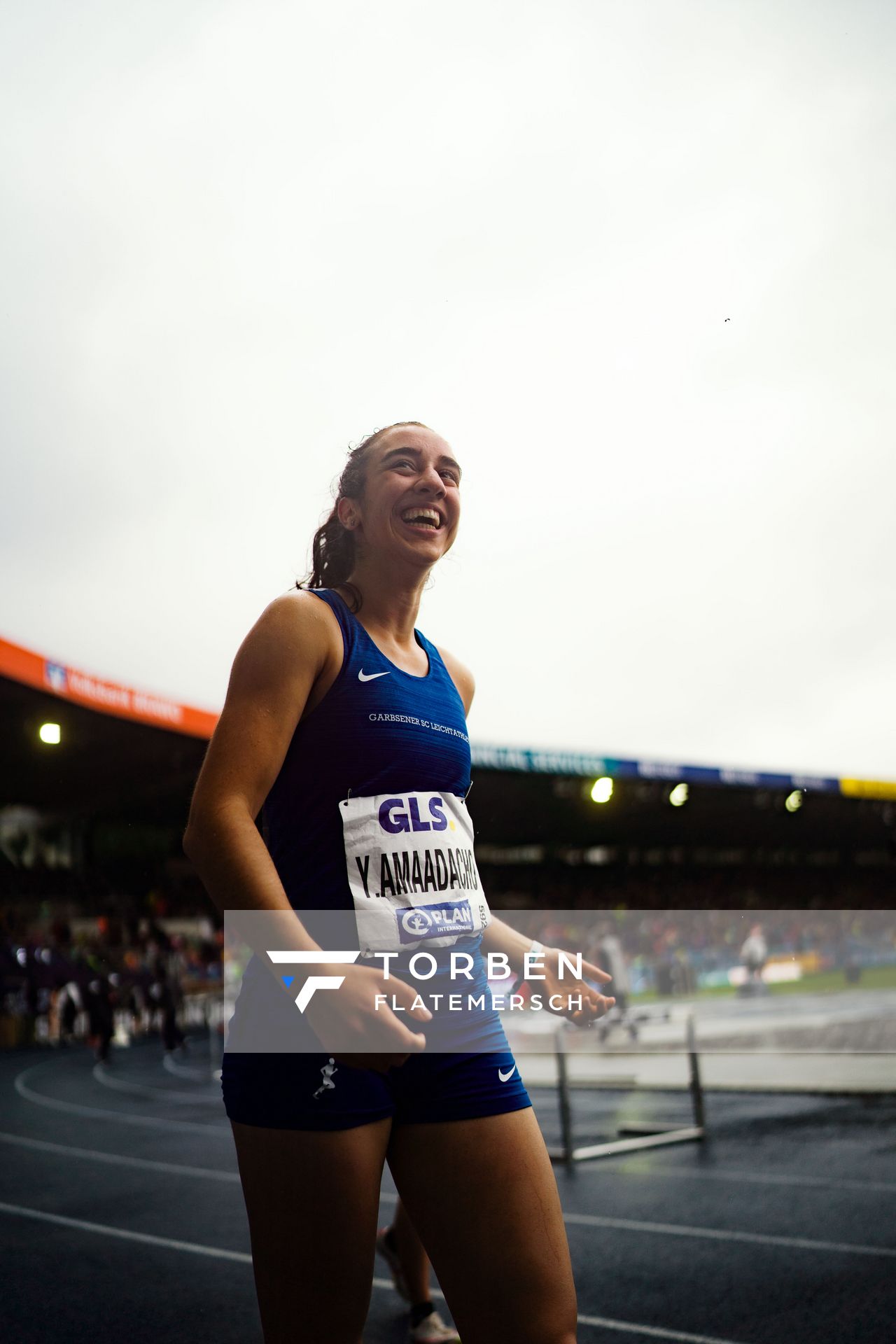 am 30.06.2024 beim 5000m Lauf bei den deutschen Leichtathletik-Meisterschaften 2024 im Eintracht-Stadion in Braunschweig