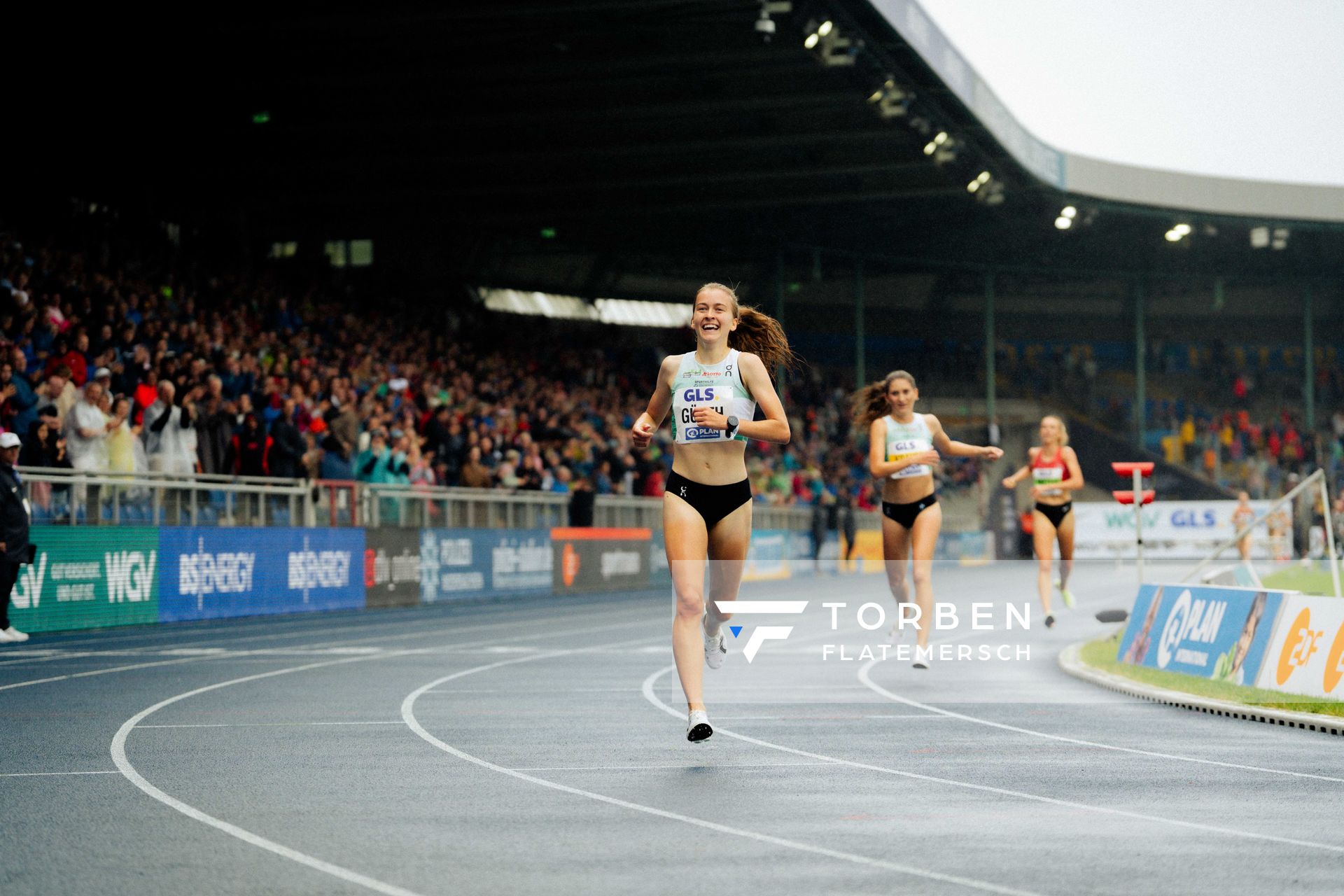 am 30.06.2024 beim 5000m Lauf bei den deutschen Leichtathletik-Meisterschaften 2024 im Eintracht-Stadion in Braunschweig