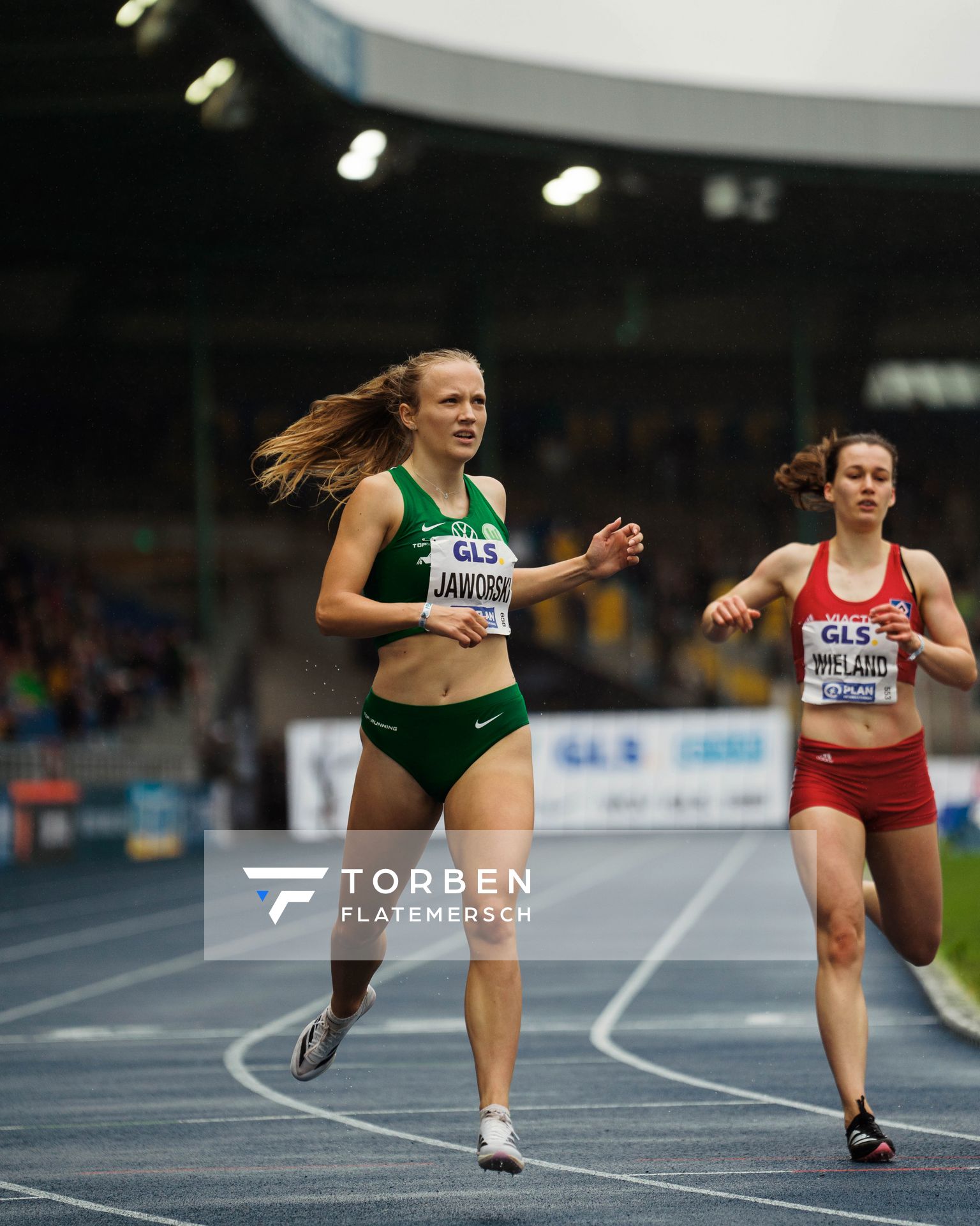 am 30.06.2024 beim 5000m Lauf bei den deutschen Leichtathletik-Meisterschaften 2024 im Eintracht-Stadion in Braunschweig