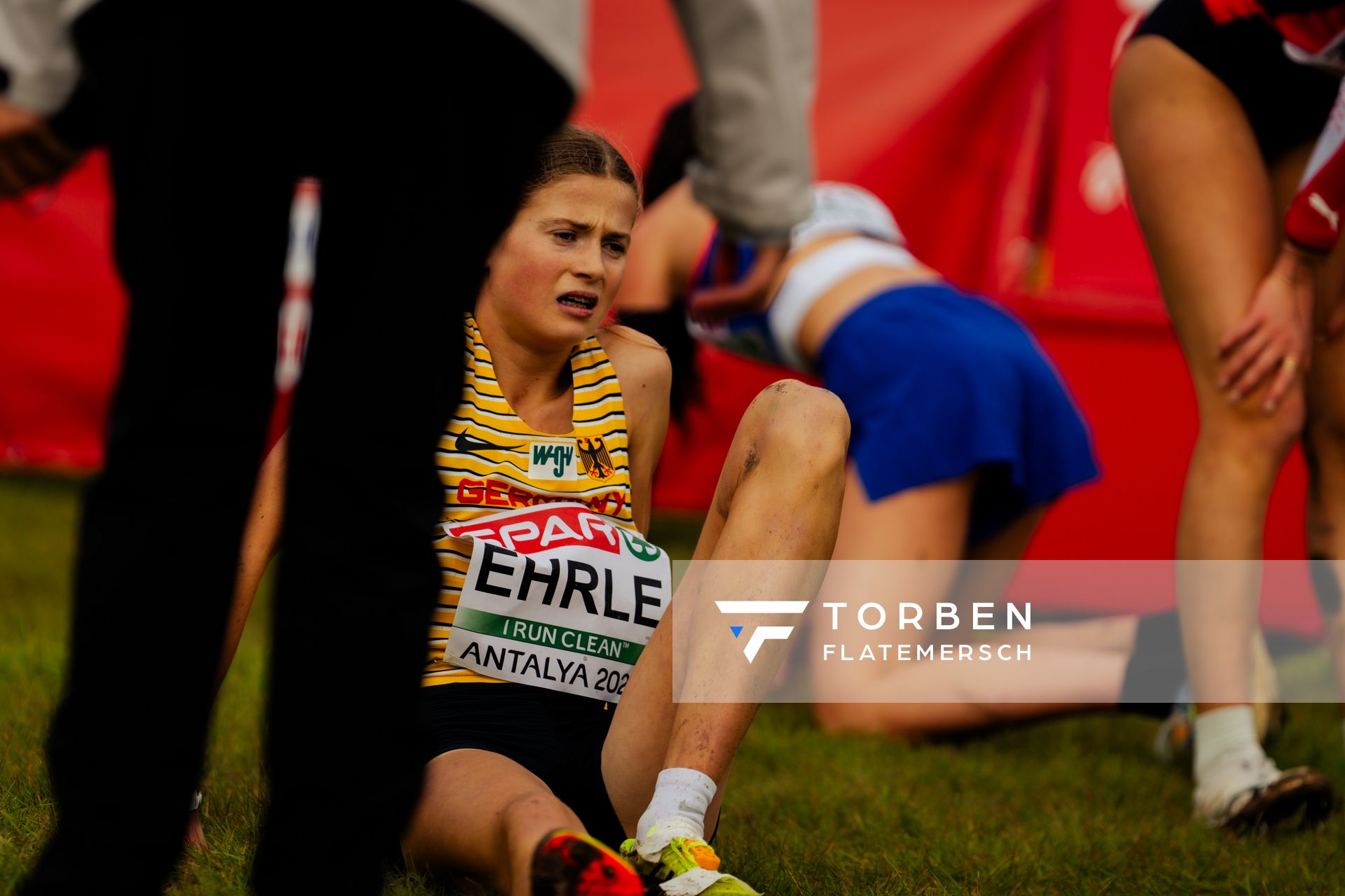 Julia Ehrle (Germany) am 08.12.2024 bei den Crosslauf-Europameisterschaften in Antalya