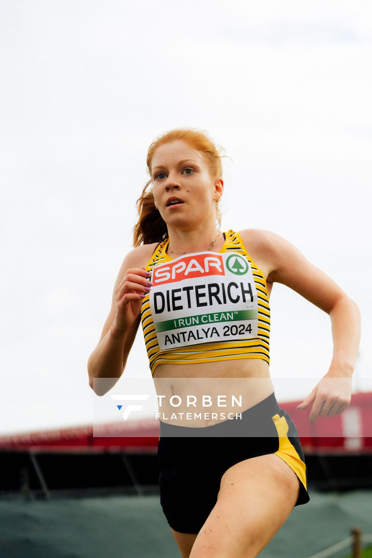 Eva Dieterich (Germany) am 08.12.2024 bei den Crosslauf-Europameisterschaften in Antalya