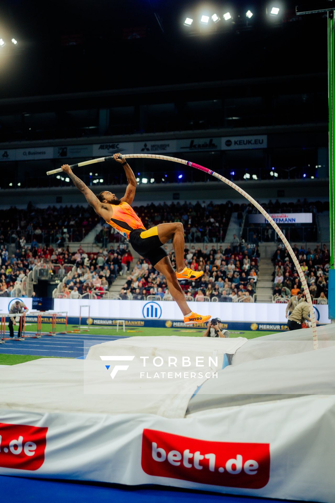 Bo Kanda Lita Baehre (GER) beim ISTAF Indoor Düsseldorf am 09.02.2025 im PSD Bank Dome in Düsseldorf