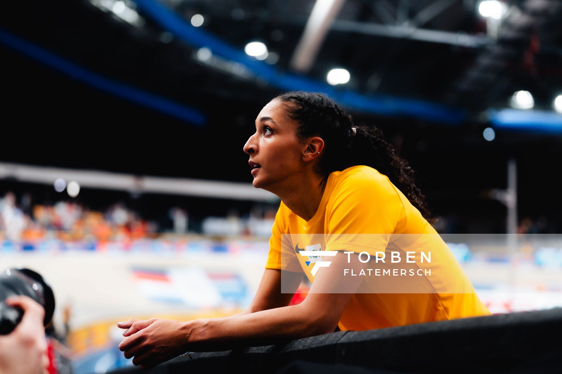 Jessie Maduka (GER/Germany) during the European Athletics Indoor Championships on 06/03/2025 at the Omnisport Arena in Apeldoorn