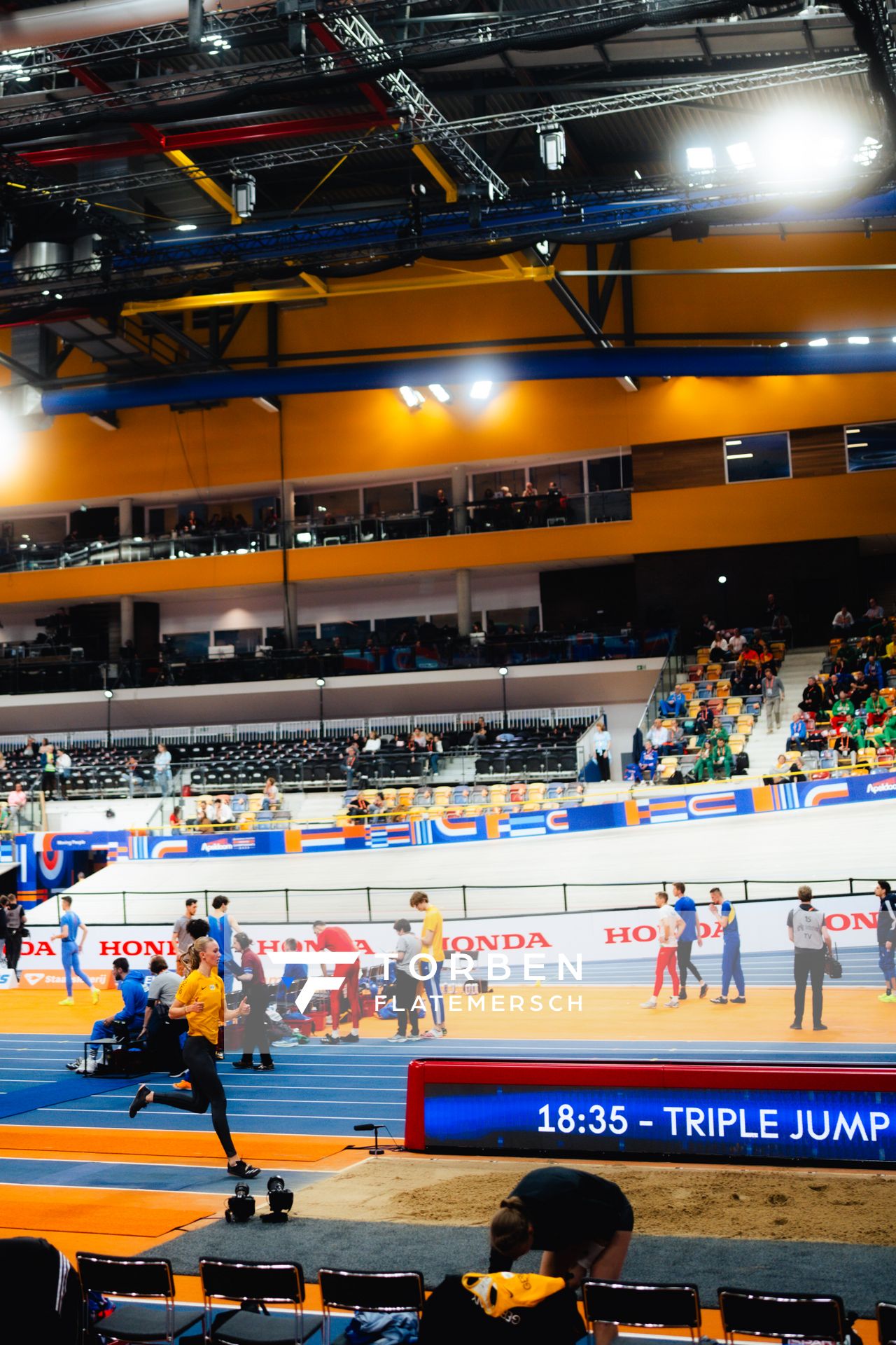 Jessie Maduka (GER/Germany) during the European Athletics Indoor Championships on 06/03/2025 at the Omnisport Arena in Apeldoorn