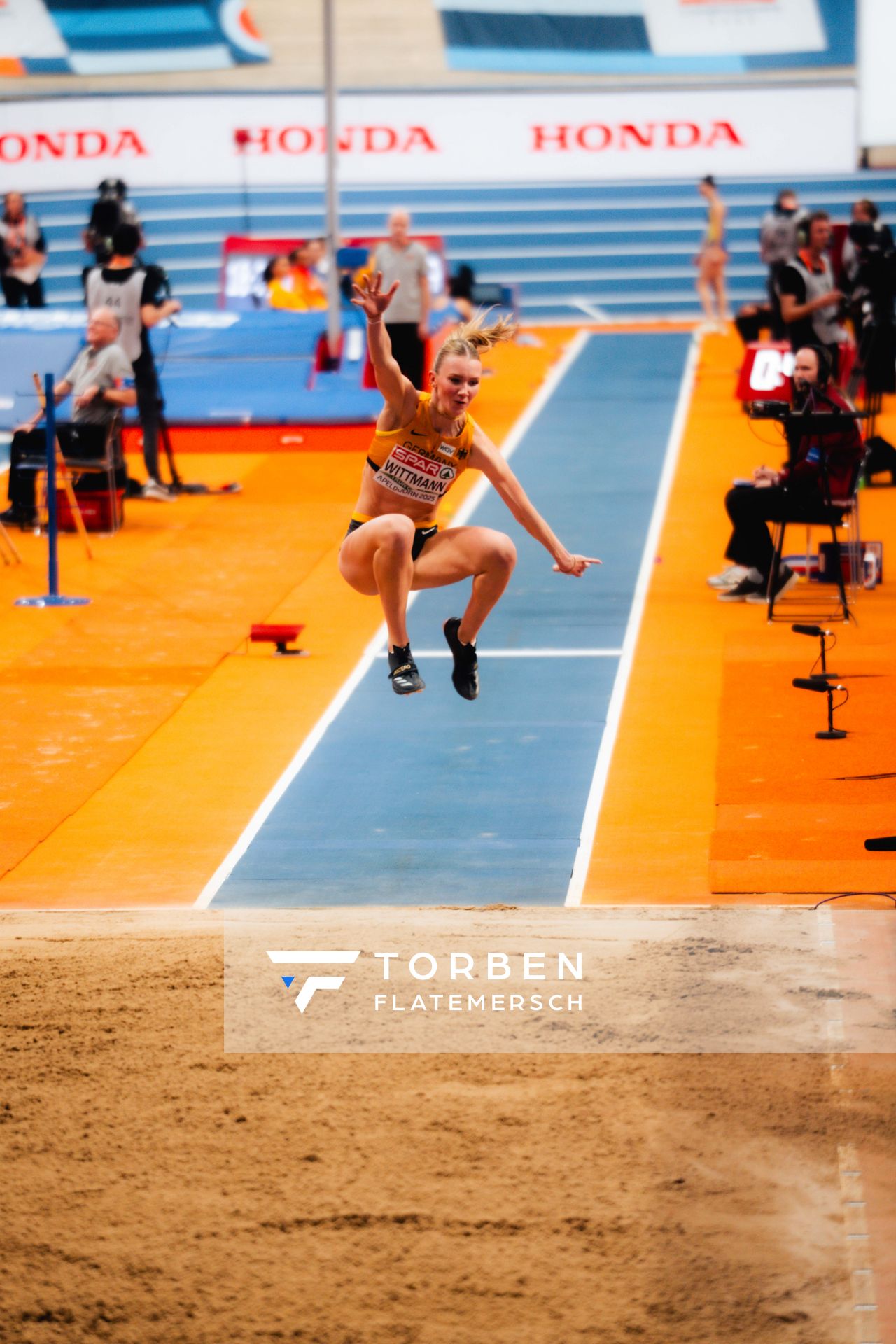 Ilionis GUILLAUME (FRA) during the European Athletics Indoor Championships on 06/03/2025 at the Omnisport Arena in Apeldoorn