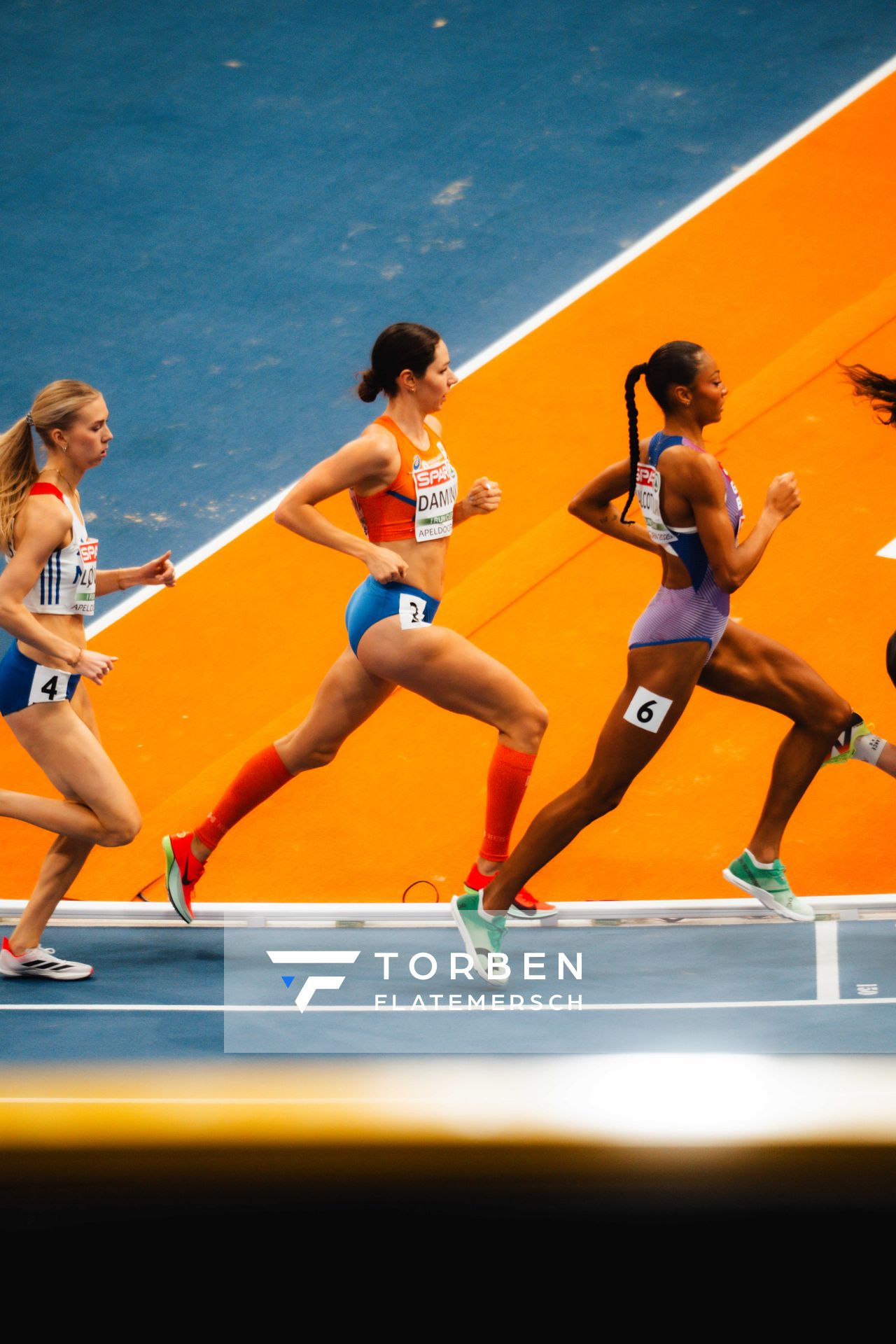 Marissa Damink (NED) during the European Athletics Indoor Championships on 06/03/2025 at the Omnisport Arena in Apeldoorn