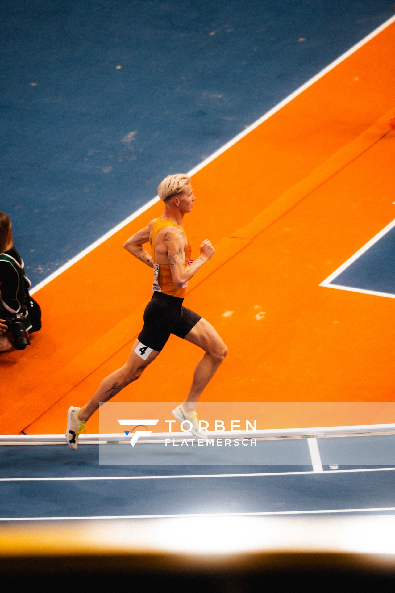 Robert FARKEN (GER) during the European Athletics Indoor Championships on 06/03/2025 at the Omnisport Arena in Apeldoorn