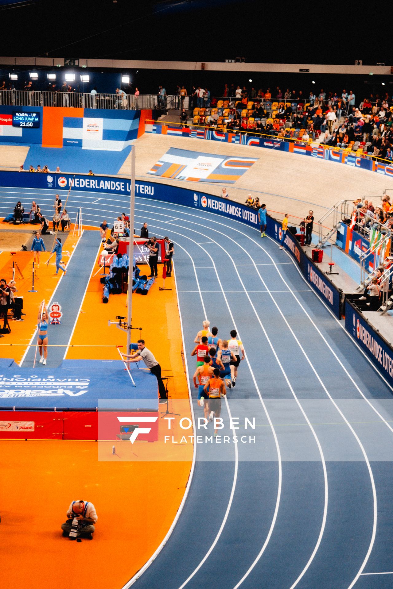 Robert FARKEN (GER) during the European Athletics Indoor Championships on 06/03/2025 at the Omnisport Arena in Apeldoorn