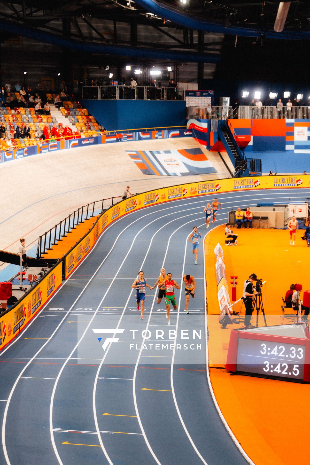 Robert FARKEN (GER) during the European Athletics Indoor Championships on 06/03/2025 at the Omnisport Arena in Apeldoorn