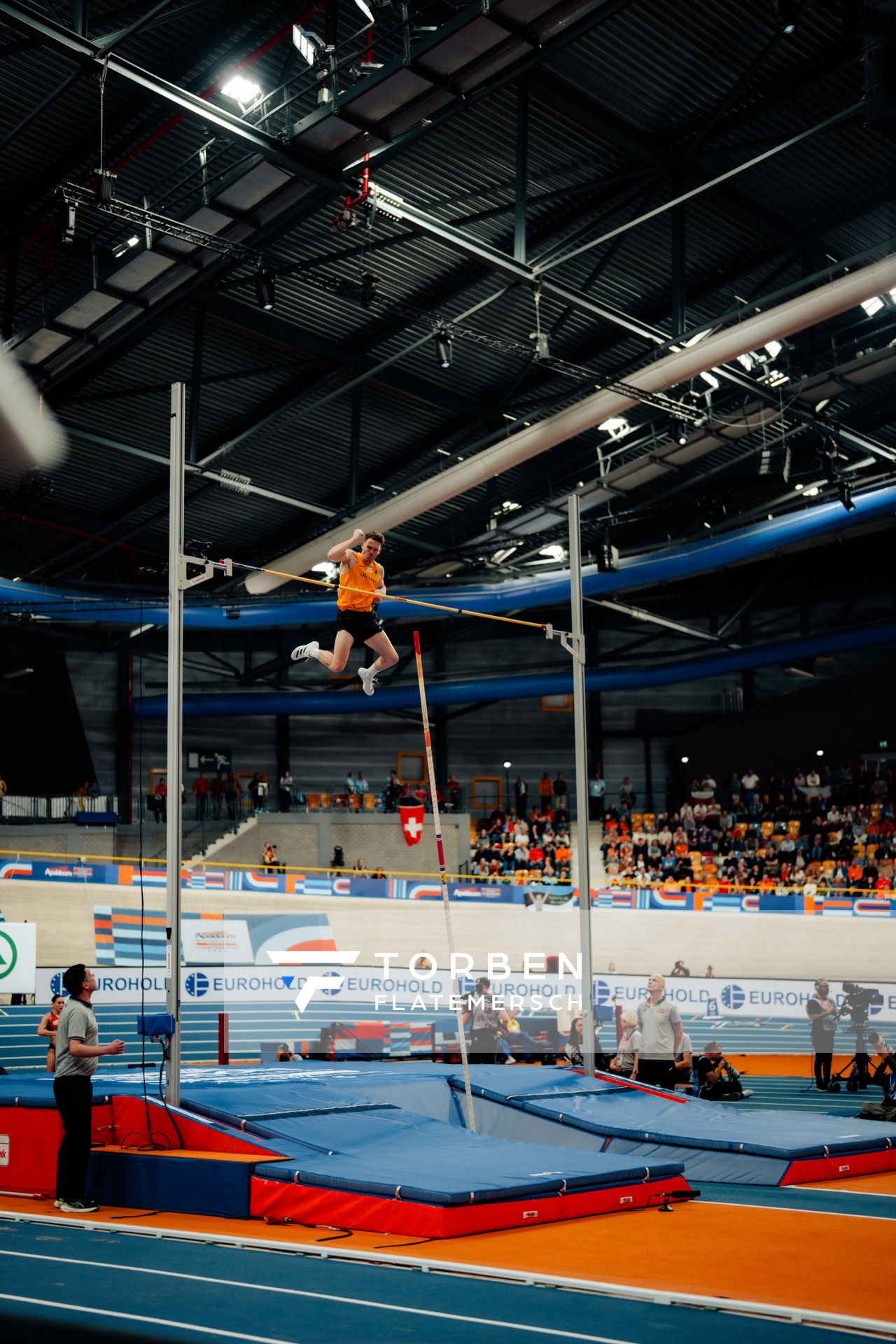 Torben Blech (GER) during the European Athletics Indoor Championships on 07/03/2025 at the Omnisport Arena in Apeldoorn