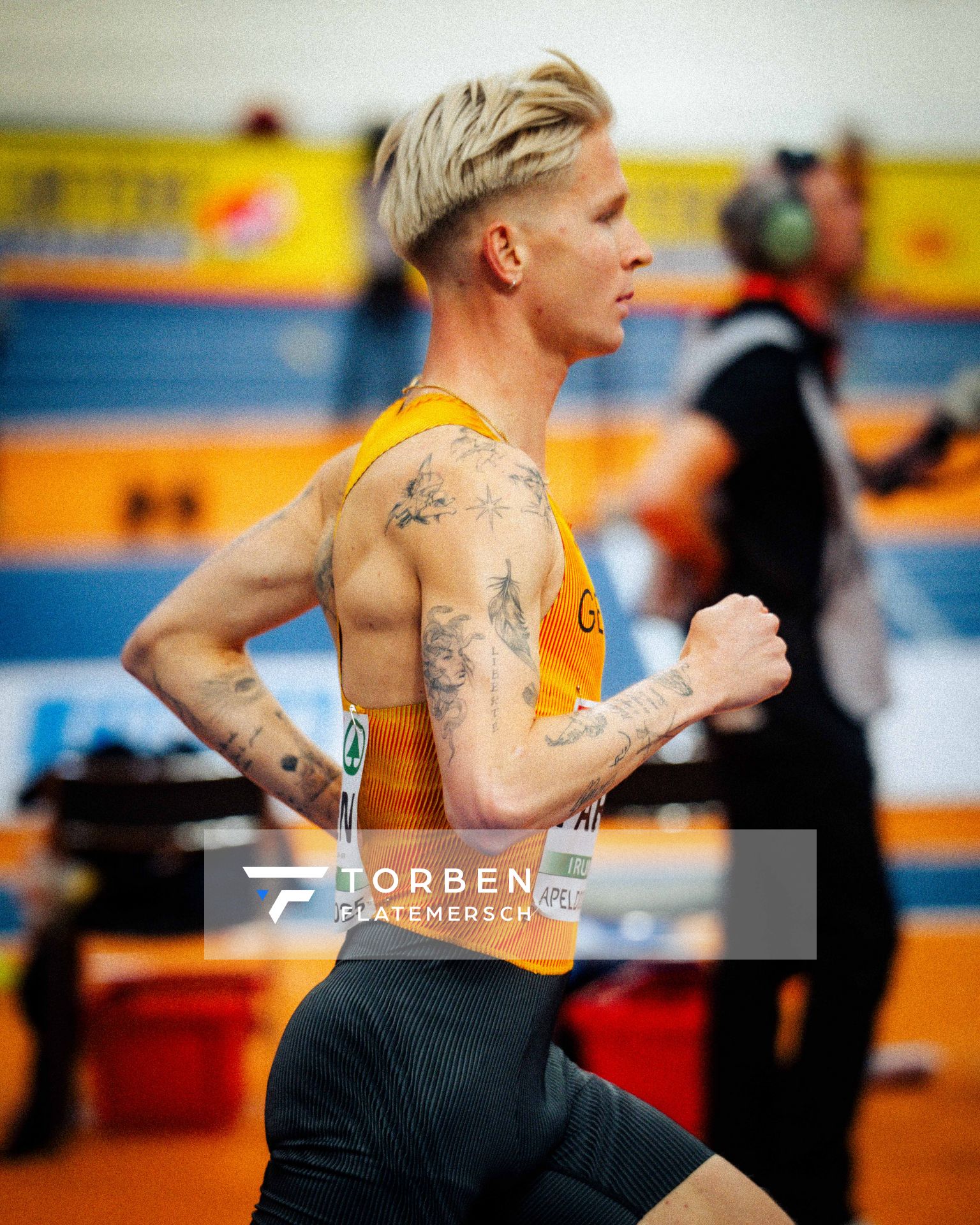 Robert Farken (GER/Germany) during the European Athletics Indoor Championships on 07/03/2025 at the Omnisport Arena in Apeldoorn