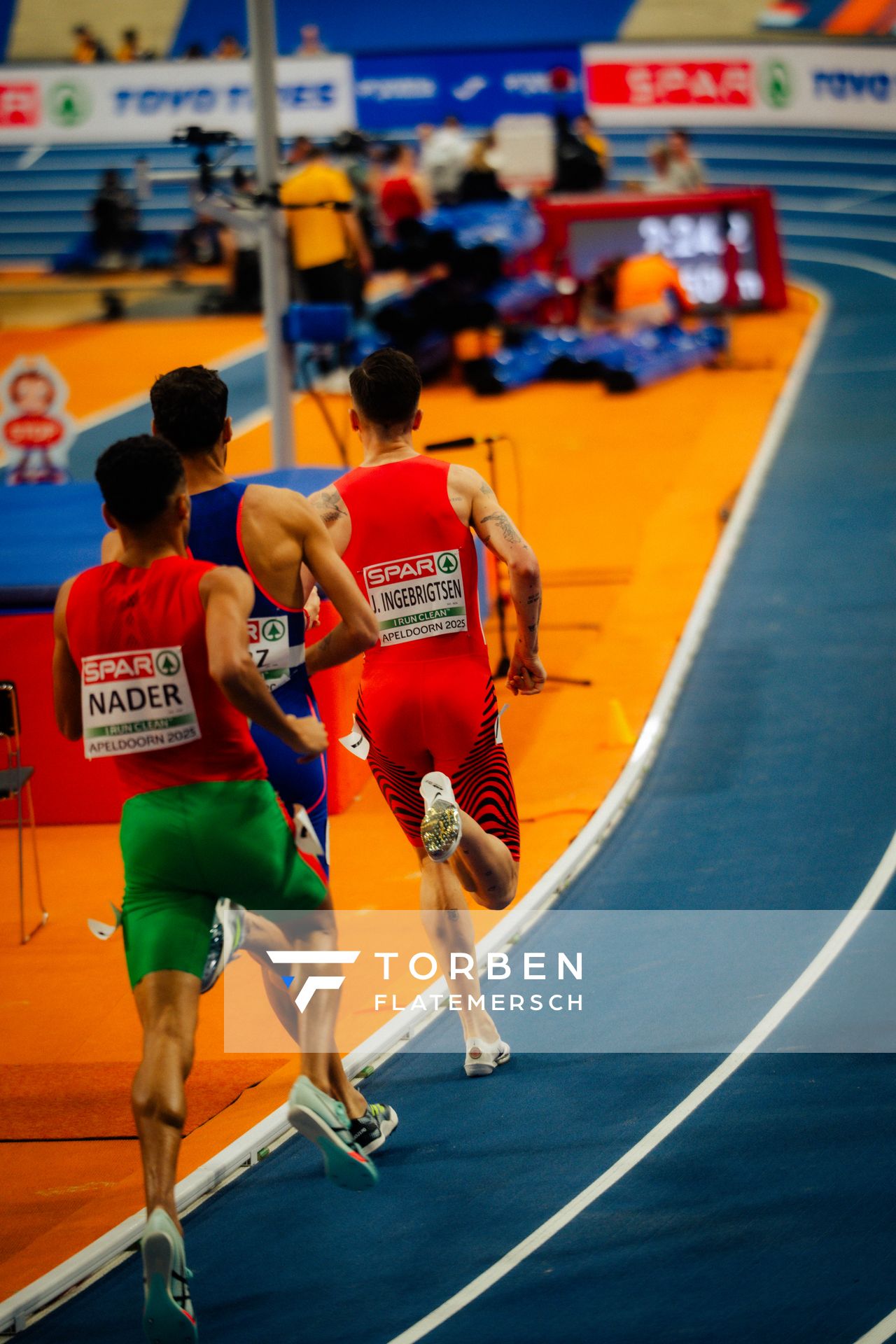 Jakob INGEBRIGTSEN (NOR) during the European Athletics Indoor Championships on 07/03/2025 at the Omnisport Arena in Apeldoorn