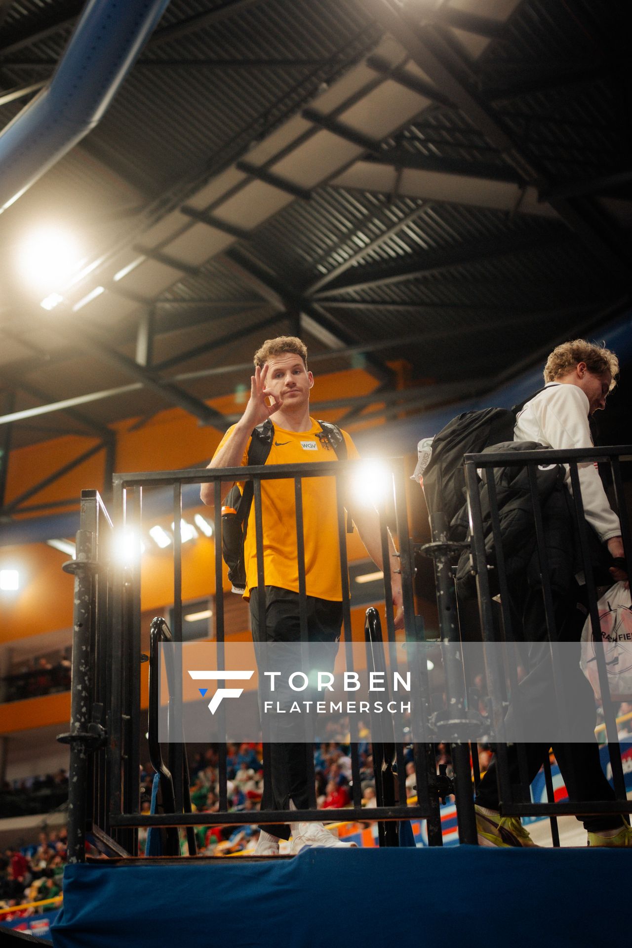 Torben Blech (GER/ Germany) during the European Athletics Indoor Championships on 07/03/2025 at the Omnisport Arena in Apeldoorn