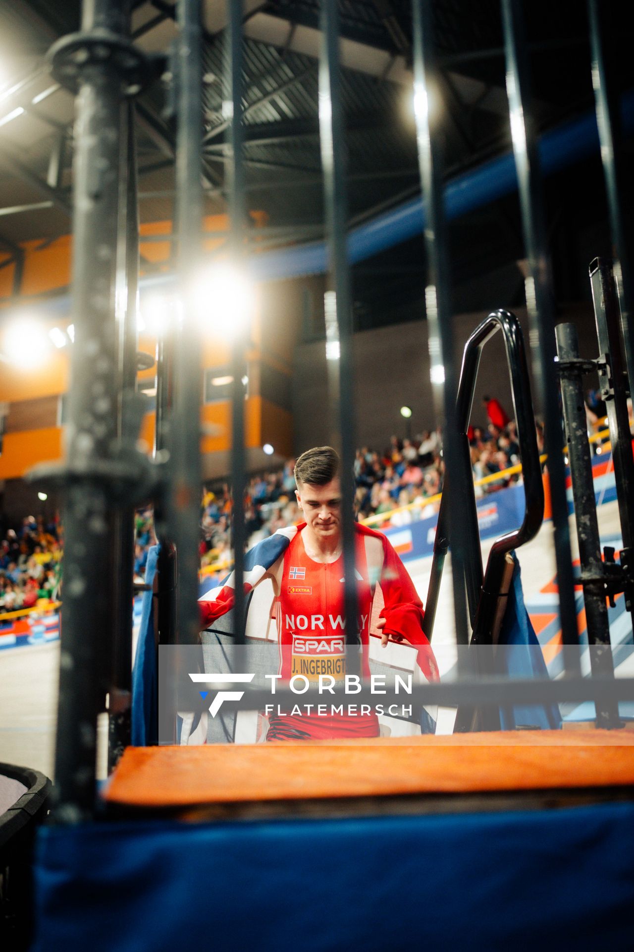 Jakob INGEBRIGTSEN (NOR) during the European Athletics Indoor Championships on 07/03/2025 at the Omnisport Arena in Apeldoorn