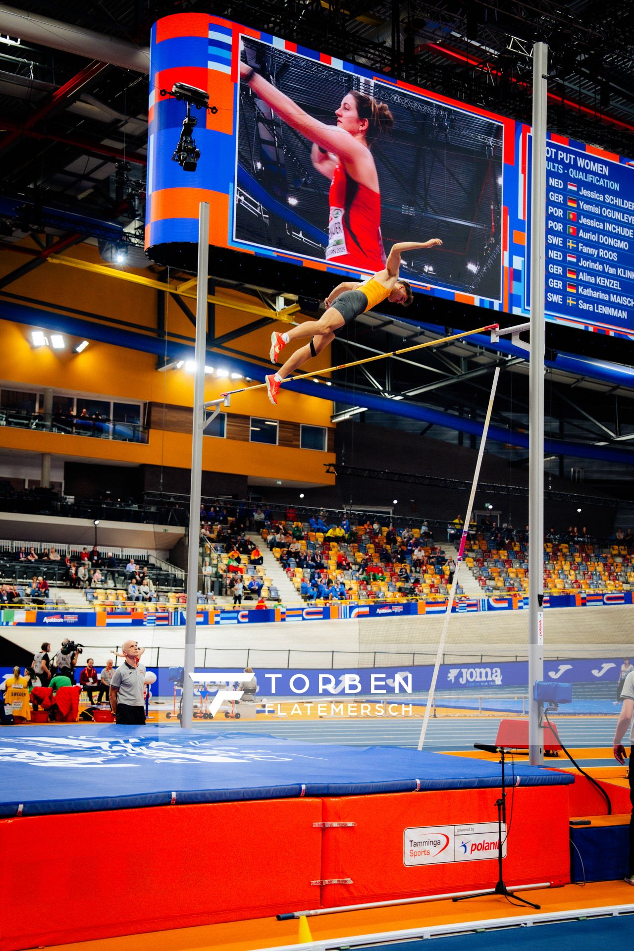 Marcel MEYER (GER/Germany) during the European Athletics Indoor Championships on 08/03/2025 at the Omnisport Arena in Apeldoorn