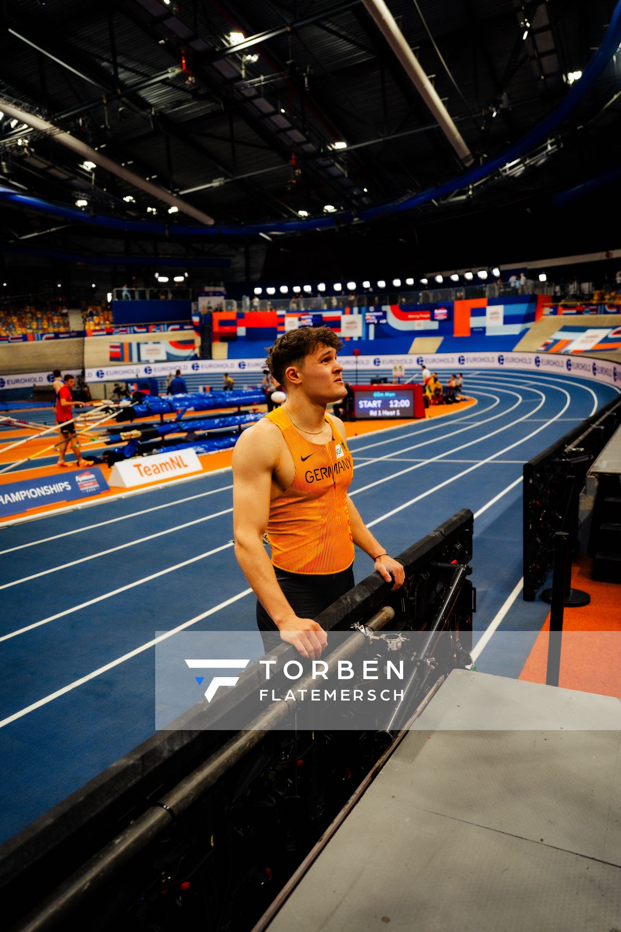 Marcel MEYER (GER/Germany) during the European Athletics Indoor Championships on 08/03/2025 at the Omnisport Arena in Apeldoorn