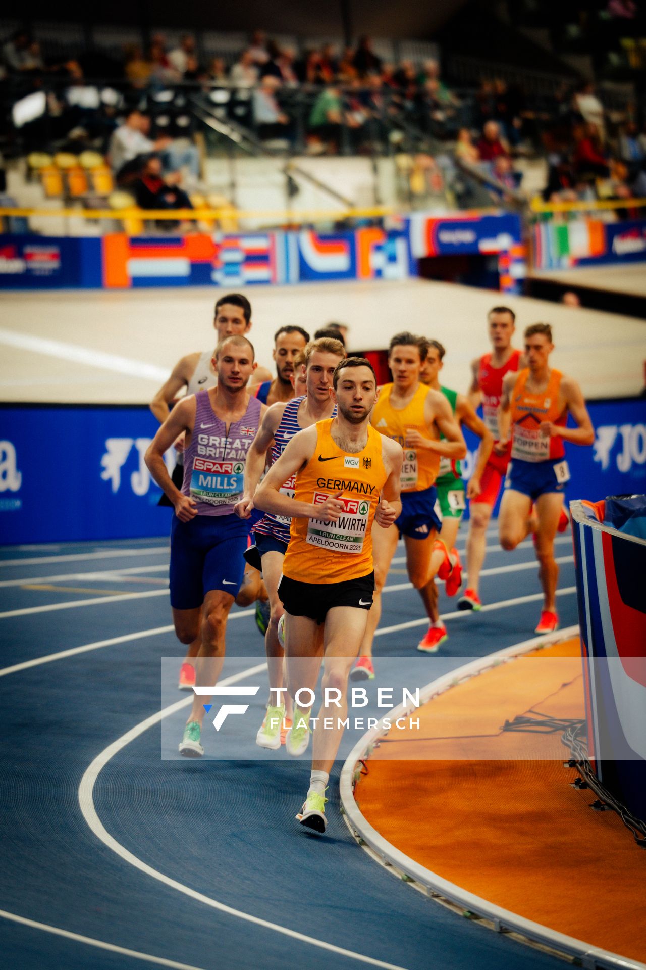 Maximilian Thorwirth (GER/Germany) during the European Athletics Indoor Championships on 08/03/2025 at the Omnisport Arena in Apeldoorn