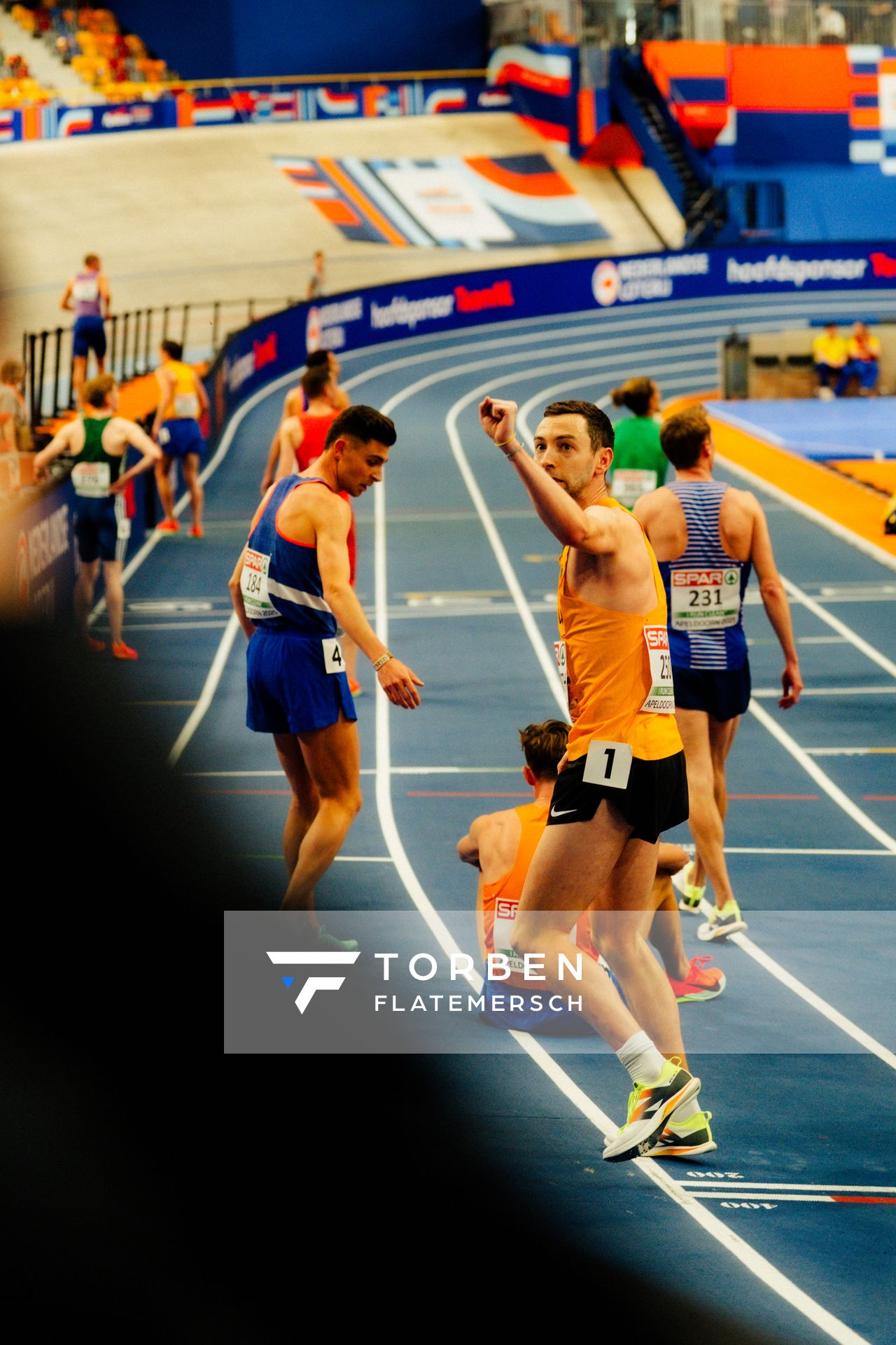 Maximilian Thorwirth (GER/Germany) during the European Athletics Indoor Championships on 08/03/2025 at the Omnisport Arena in Apeldoorn