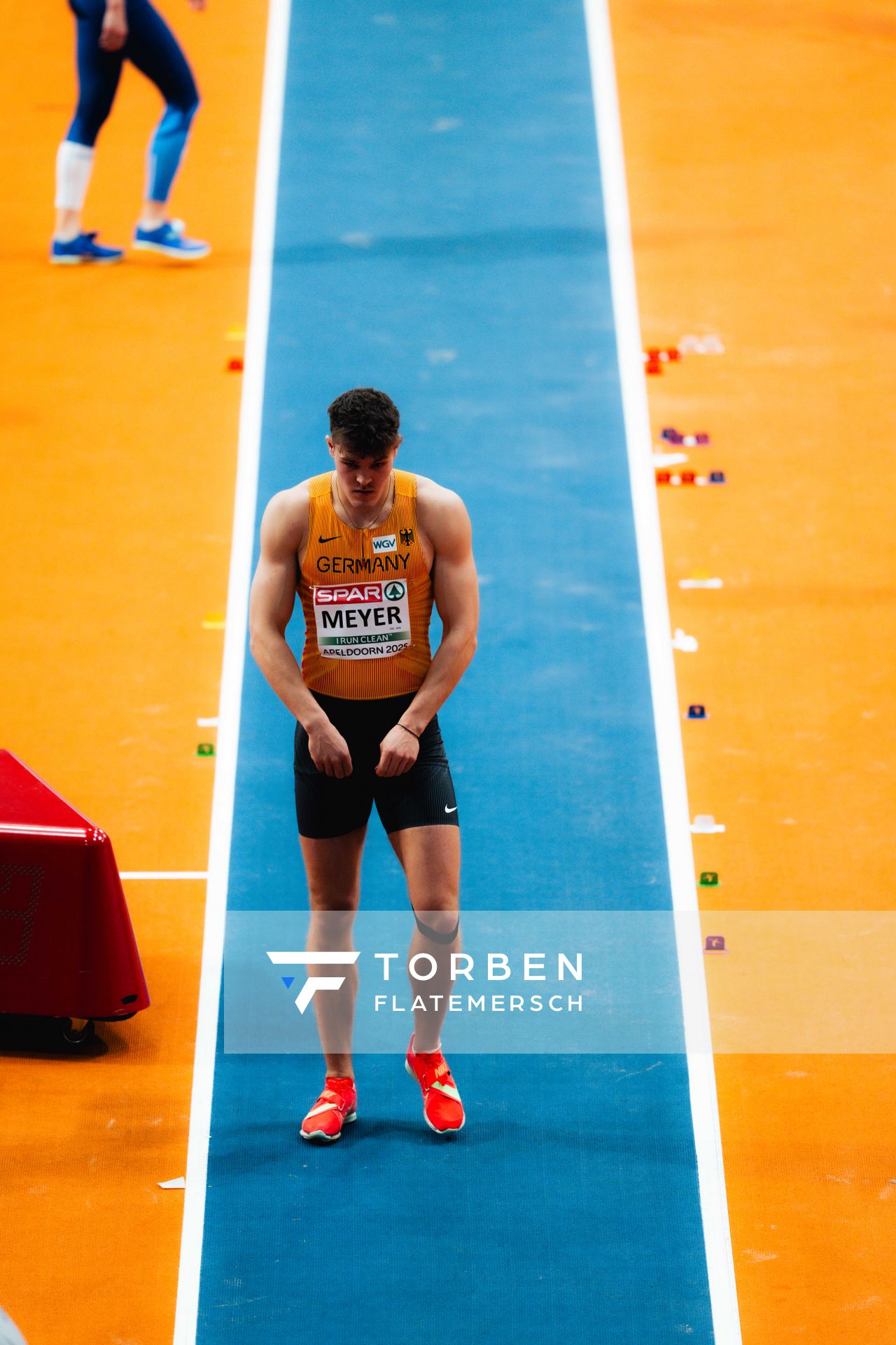 Marcel Meyer (GER/Germany) during the European Athletics Indoor Championships on 07/03/2025 at the Omnisport Arena in Apeldoorn