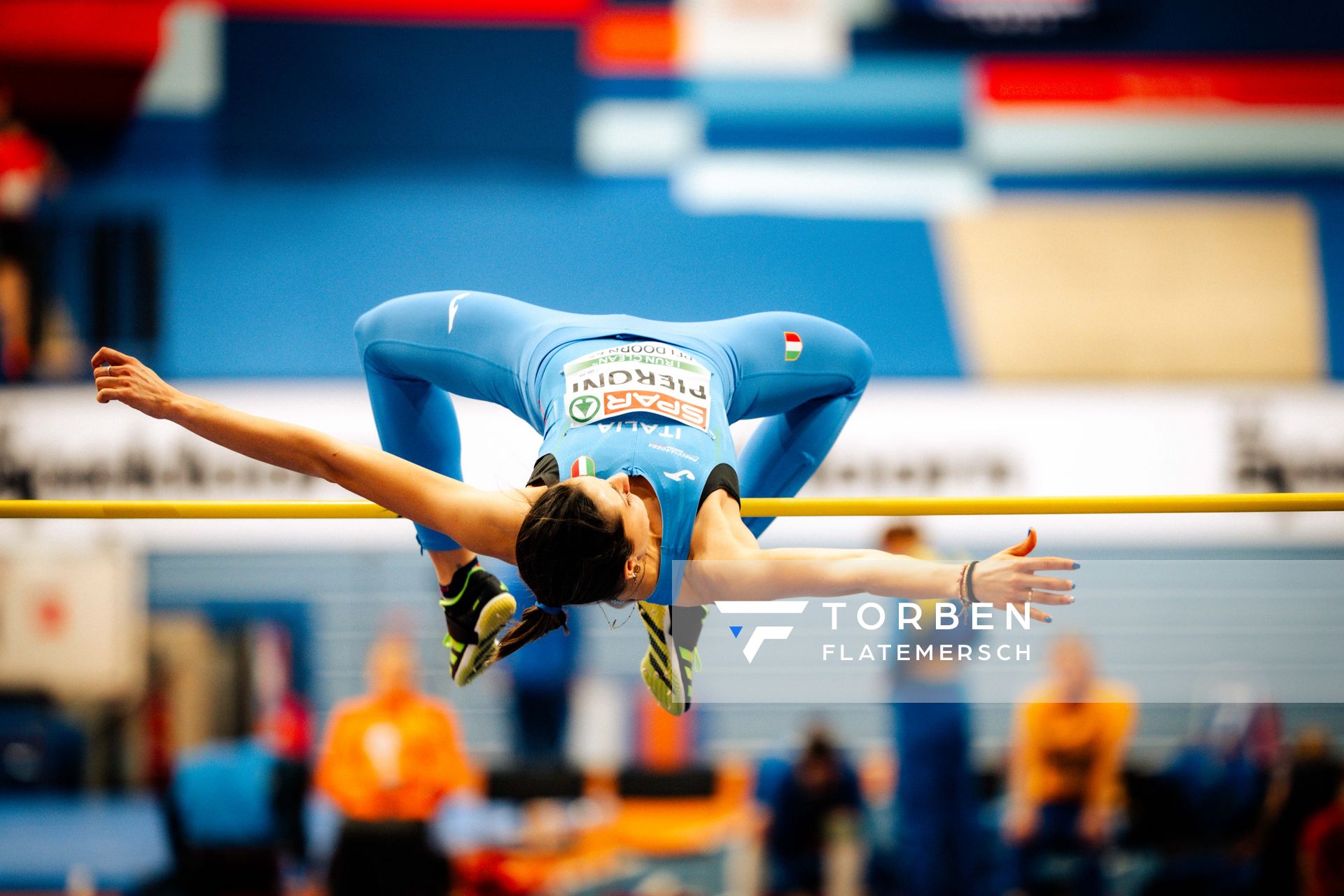 Idea Pieroni (ITA) during the European Athletics Indoor Championships on 07/03/2025 at the Omnisport Arena in Apeldoorn