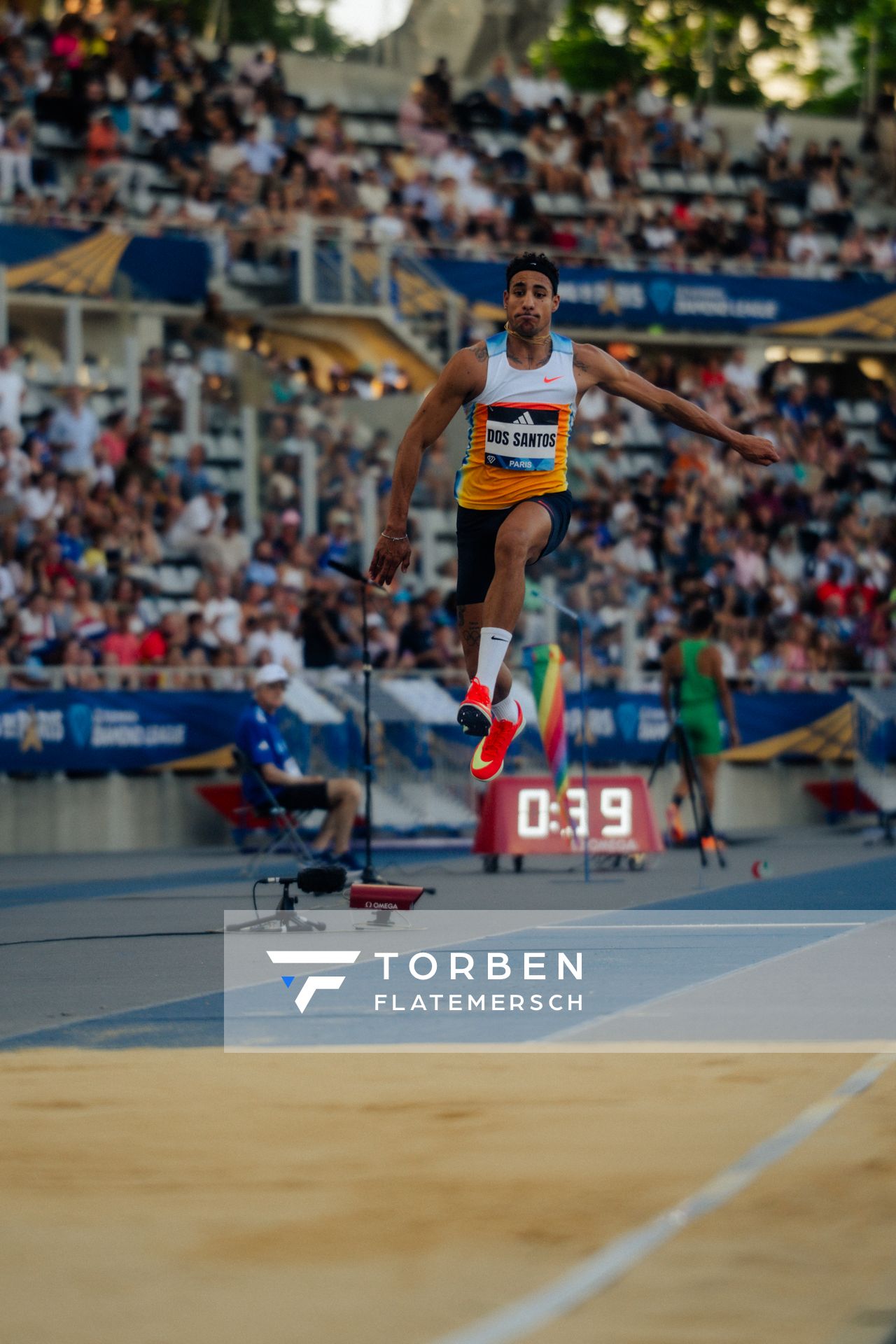 Almir dos Santos (Brazil) during the Triple Jump at the Wanda Diamond League MEETING de Paris on 20/06/2025 in Paris