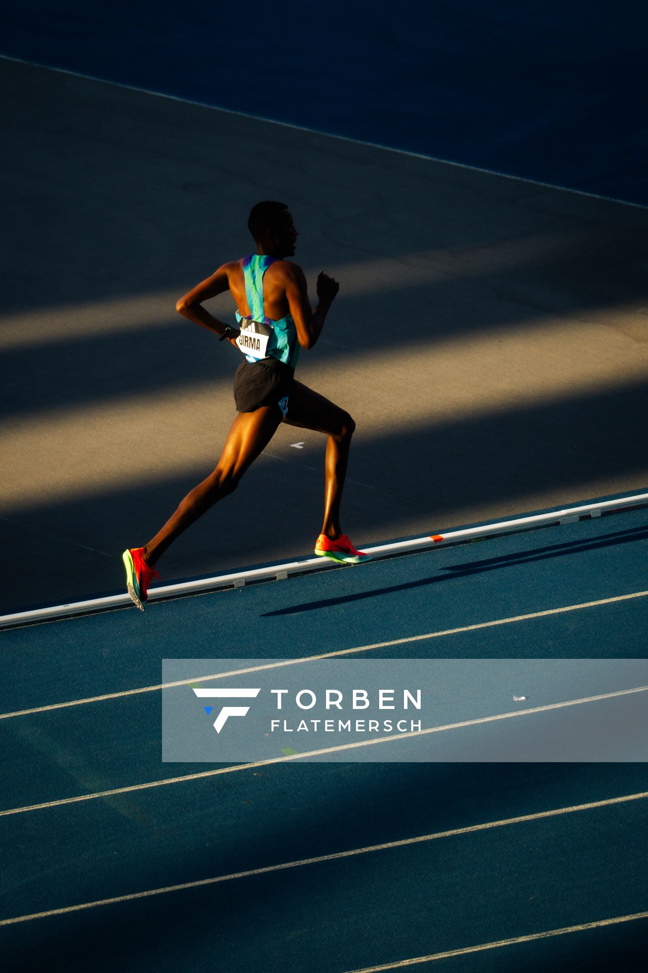 Lamecha Girma (Ethiopia) during 3000m Steeplechase at the Wanda Diamond League MEETING de Paris on 20/06/2025 in Paris