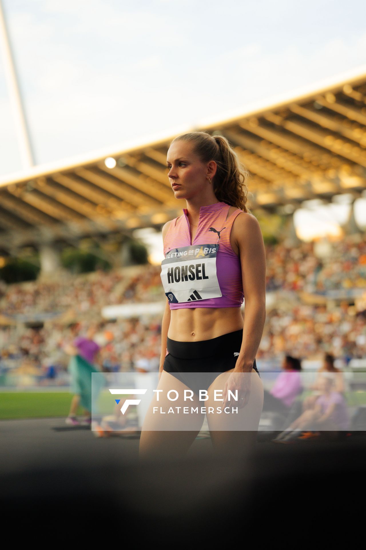 Christina Honsel (Germany) during the High Jump at the Wanda Diamond League MEETING de Paris on 20/06/2025 in Paris