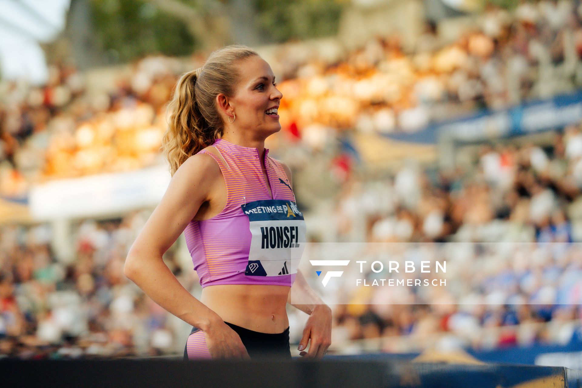 Christina Honsel (Germany) during the High Jump at the Wanda Diamond League MEETING de Paris on 20/06/2025 in Paris