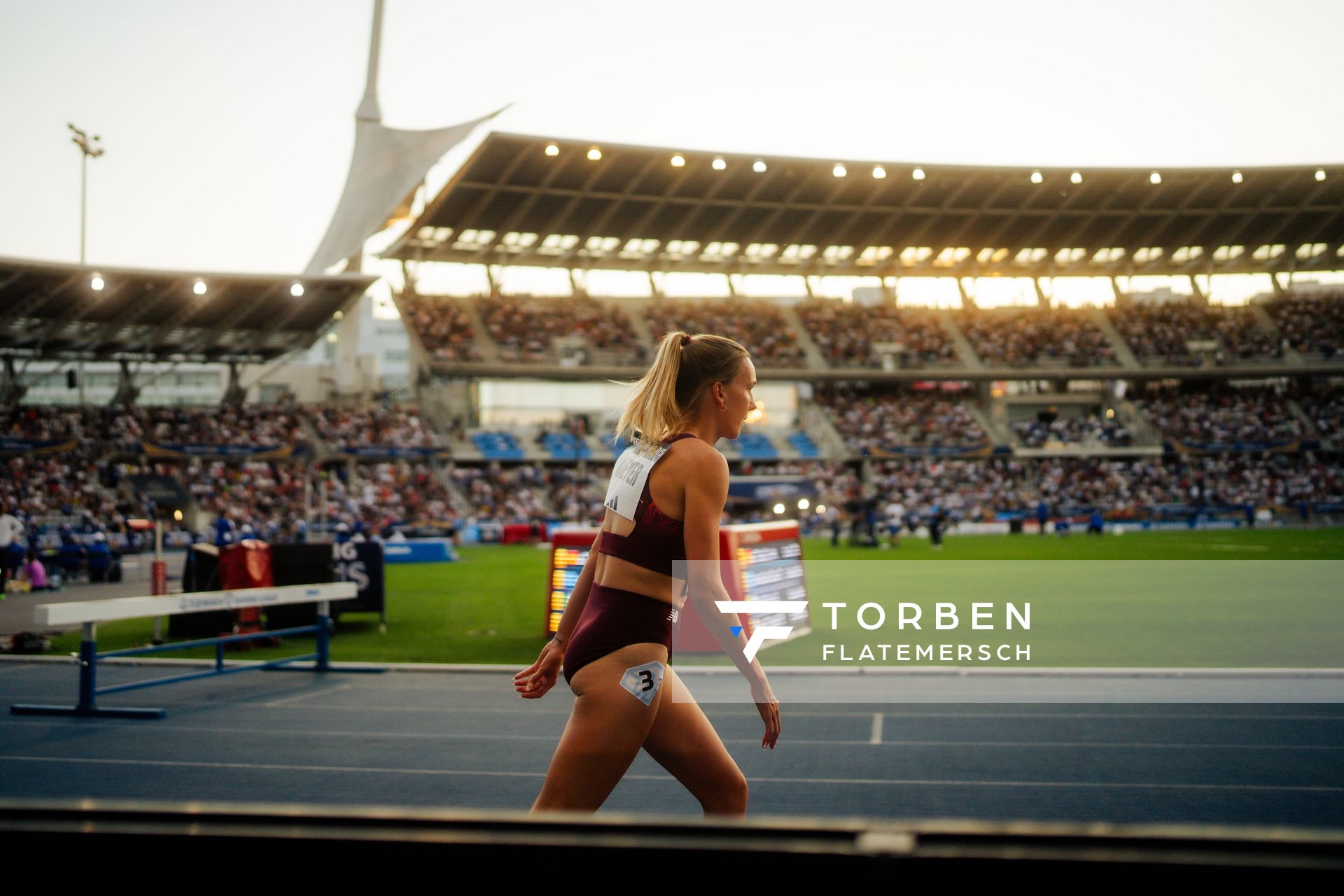 Lea Meyer (Germany) during the at the Wanda Diamond League MEETING de Paris on 20/06/2025 in Paris