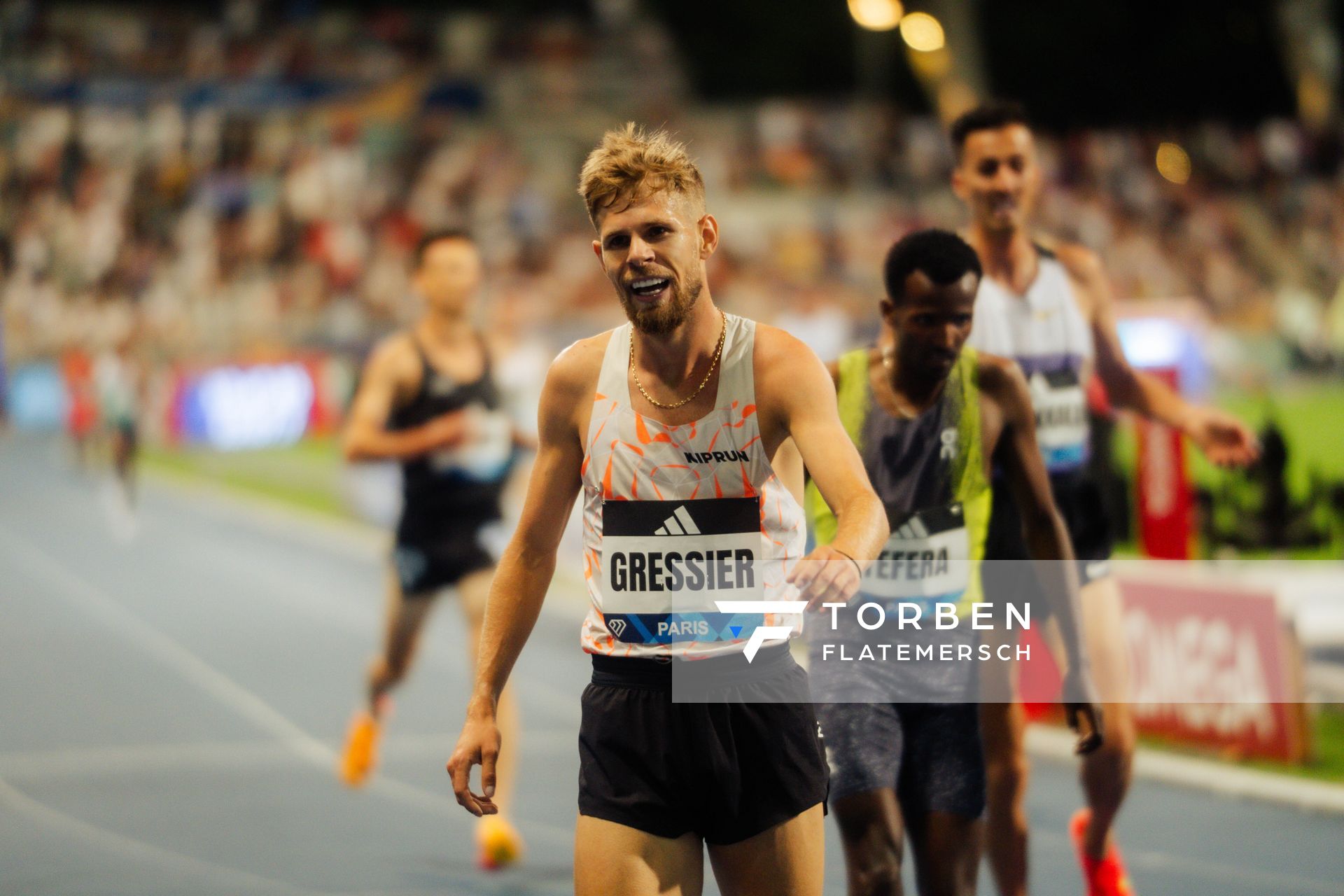 Jimmy Gressier (France) during the 5000m race at the Wanda Diamond League MEETING de Paris on 20/06/2025 in Paris