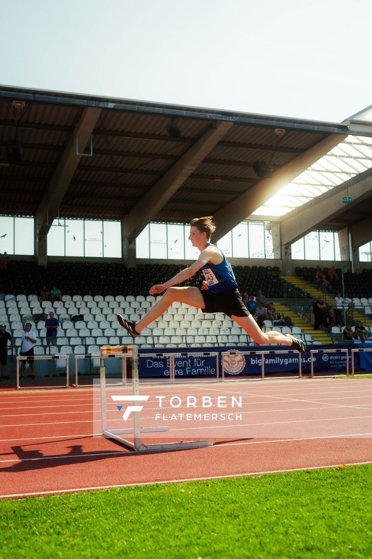 Paul von Bothmer (BTB Oldenburg) waehrend der U16-/U23-DM am 05.07.2025 im Donaustadion in Ulm