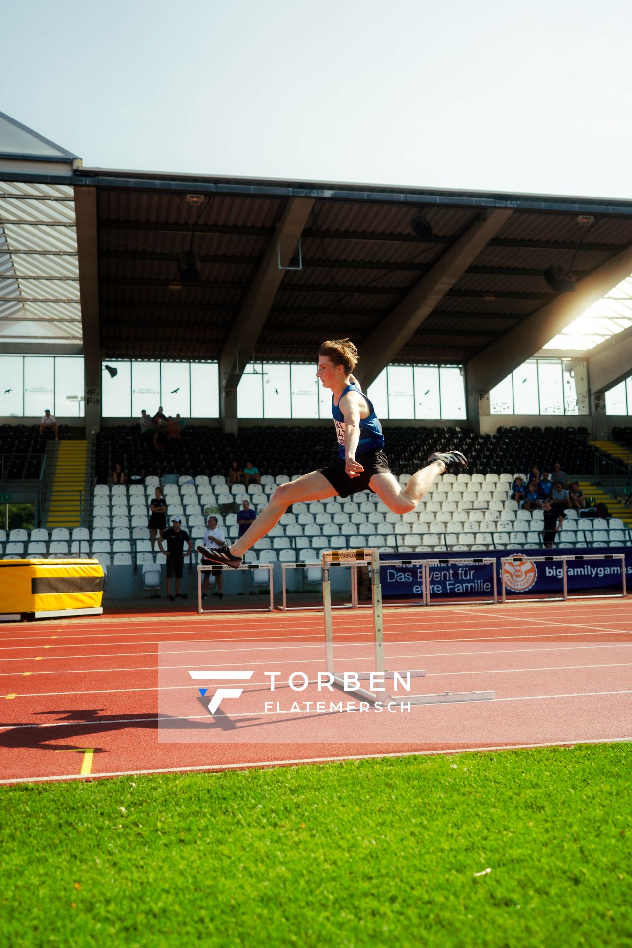 Paul von Bothmer (BTB Oldenburg) waehrend der U16-/U23-DM am 05.07.2025 im Donaustadion in Ulm