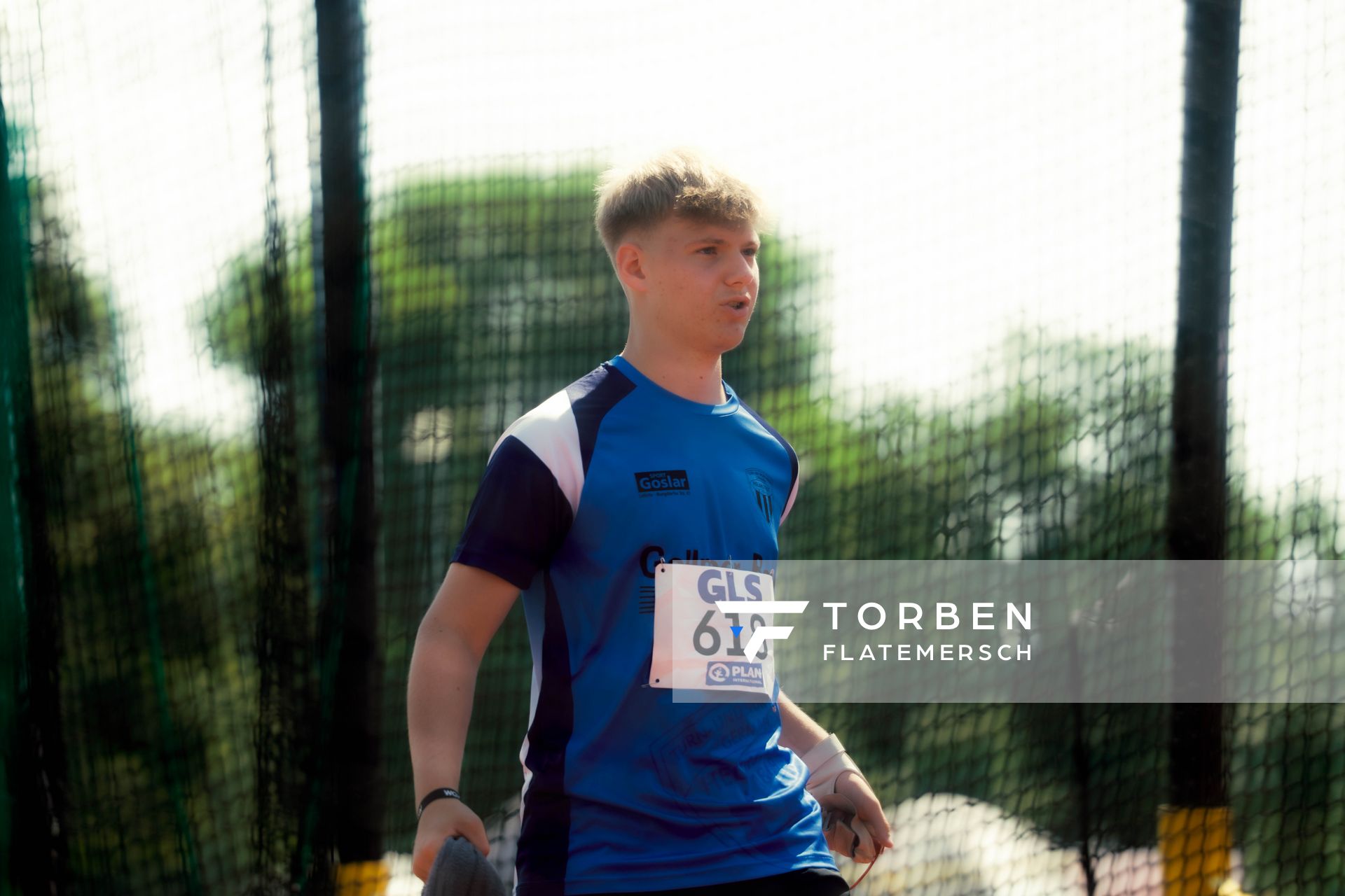 Jan Plewka (TSV Germania Helmstedt) waehrend der U16-/U23-DM am 05.07.2025 im Donaustadion in Ulm