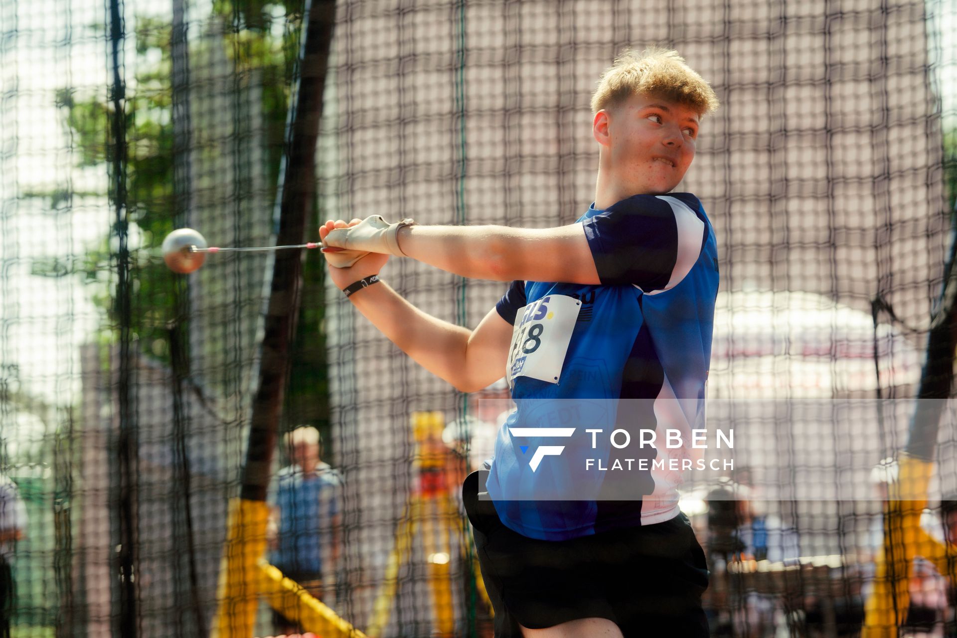 Jan Plewka (TSV Germania Helmstedt) waehrend der U16-/U23-DM am 05.07.2025 im Donaustadion in Ulm